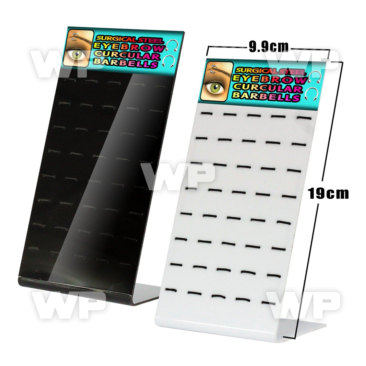 176zs acrylic empty display elastic rubber b which can hold belly piercing