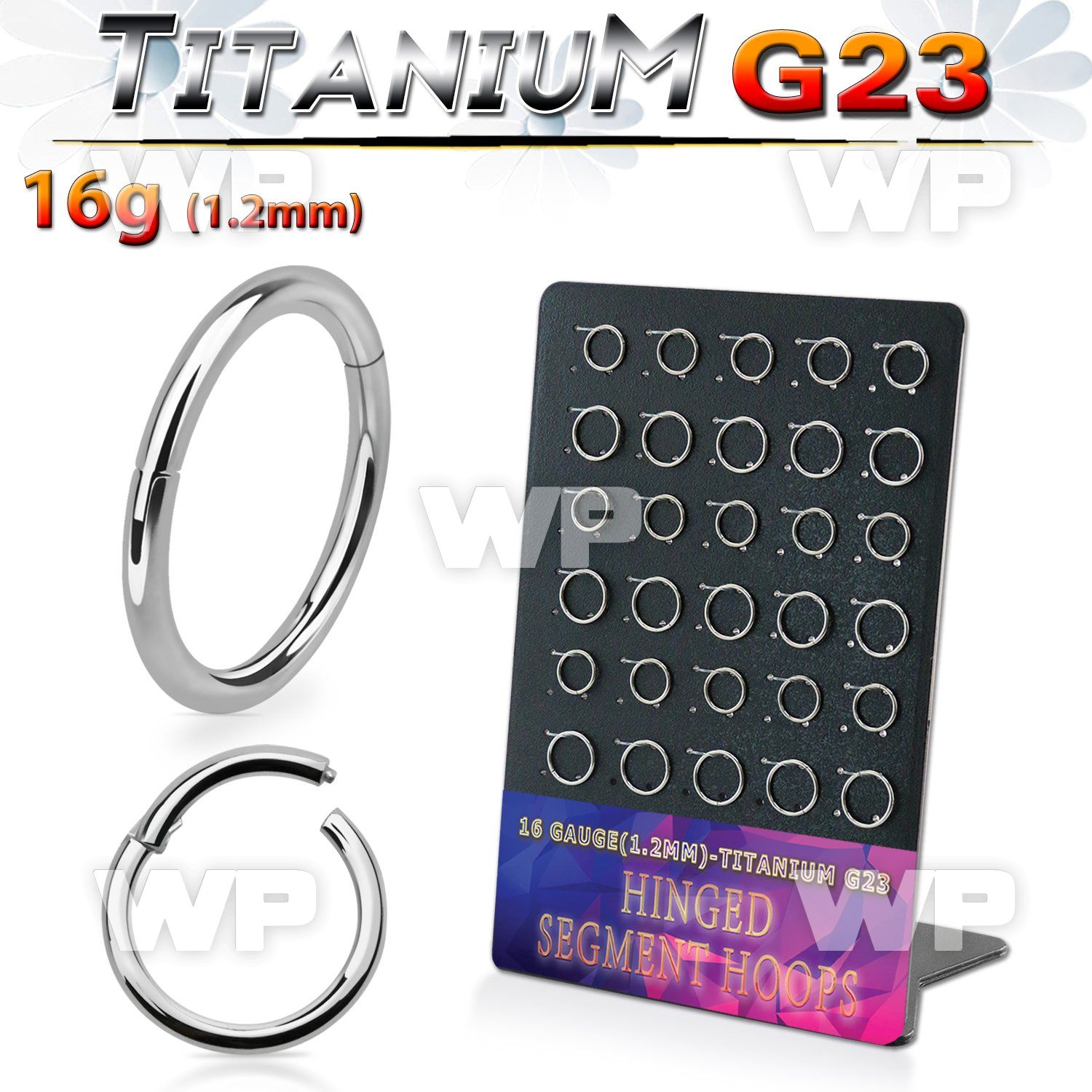 1h3wixe implant grade titanium hinged segment clickers 30pcs