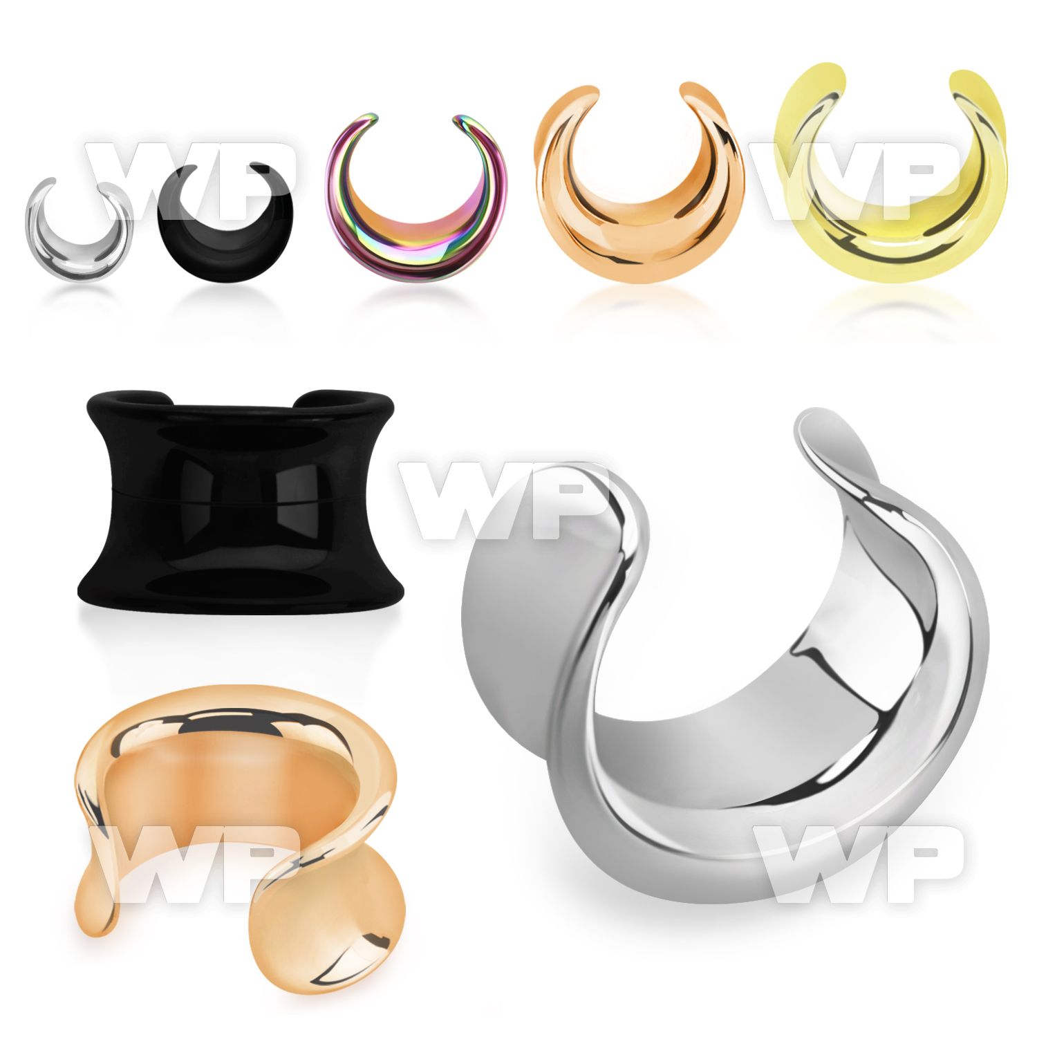 31m high gloss polished implant grade steel saddle plug