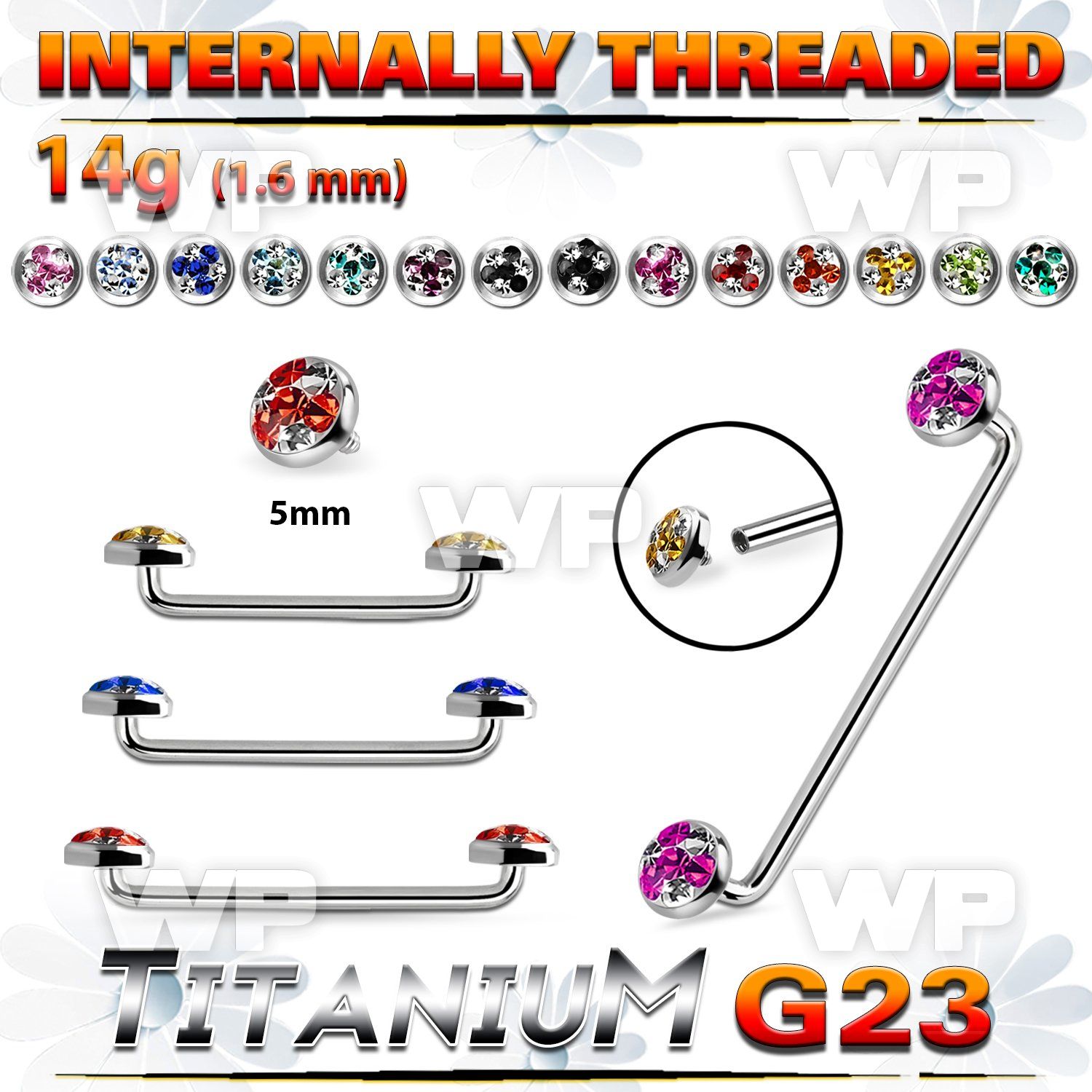 3h1r7ds1 steel surface barbell 1 6mm 90 degree angle 5mm g23 tita surface piercing