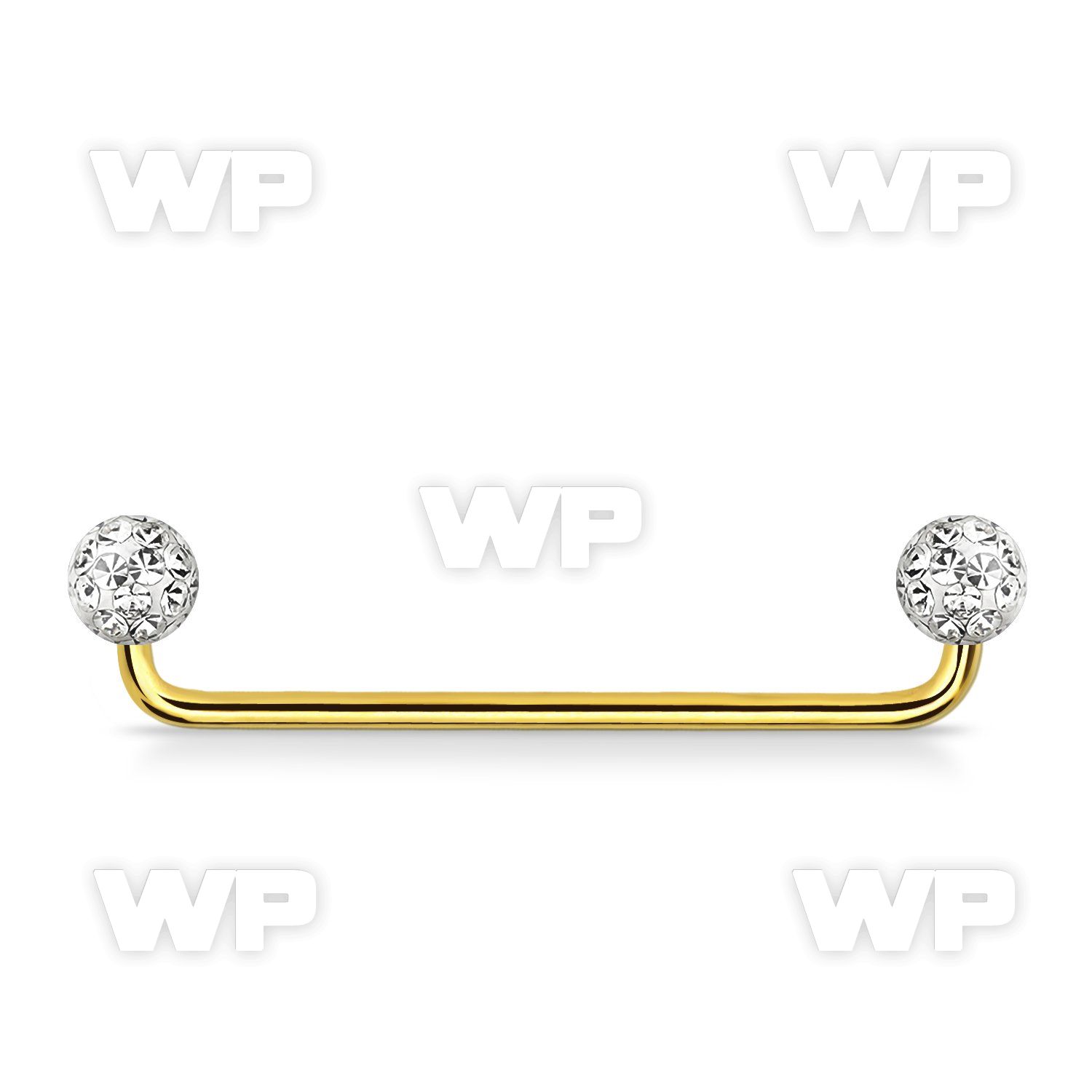 3h4rdsi gold  90 316l steel surface barbell w ferido balls