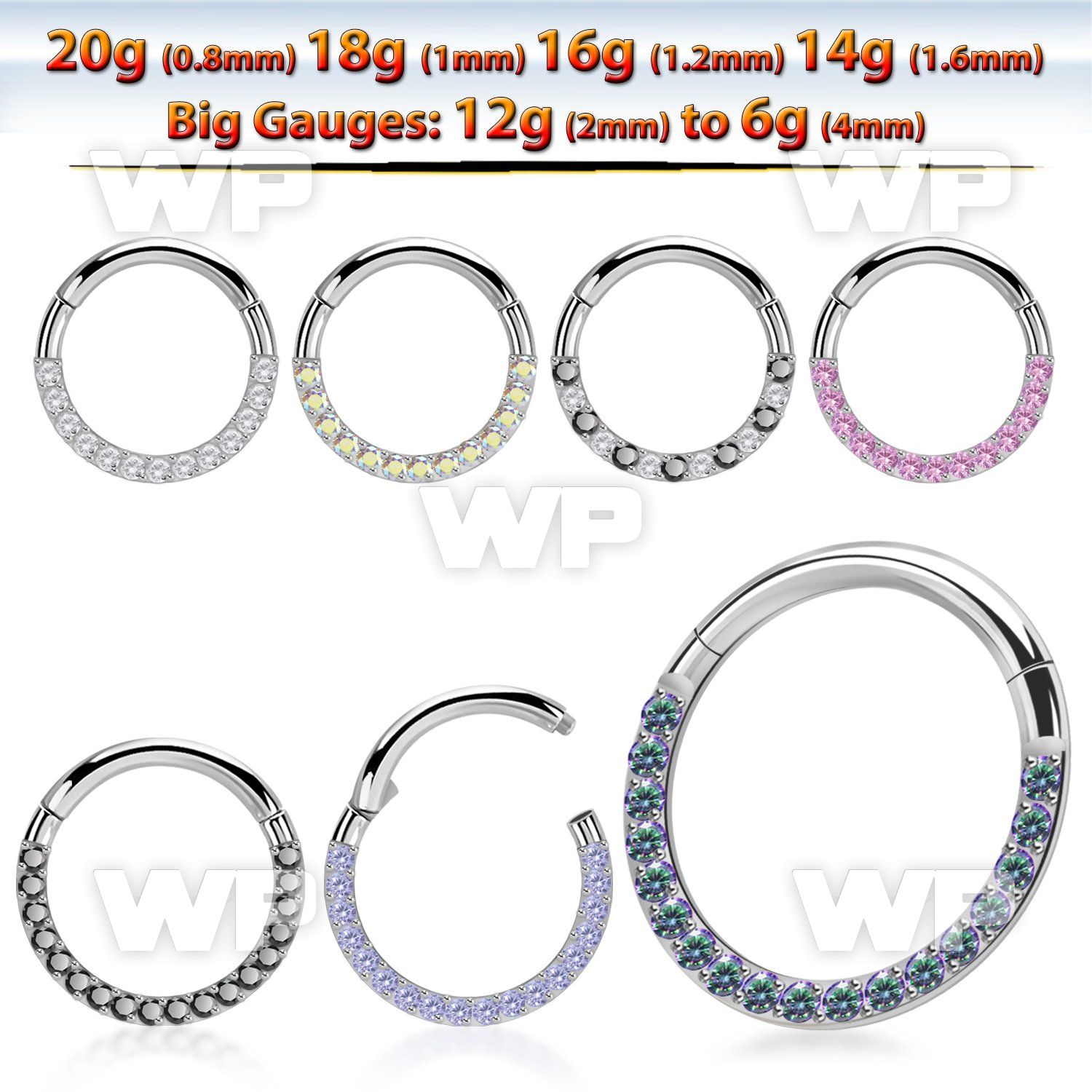 3i3xee steel segment ring cz stones at side