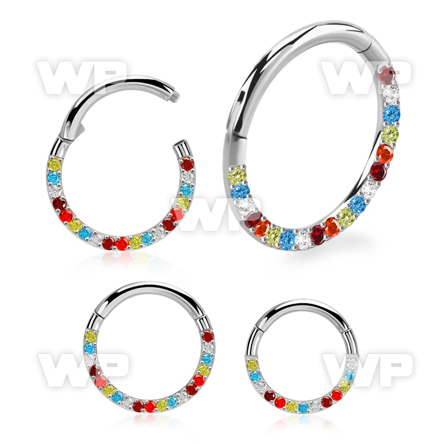 3i3xeea4 steel hinged segment clicker 16g side cnc