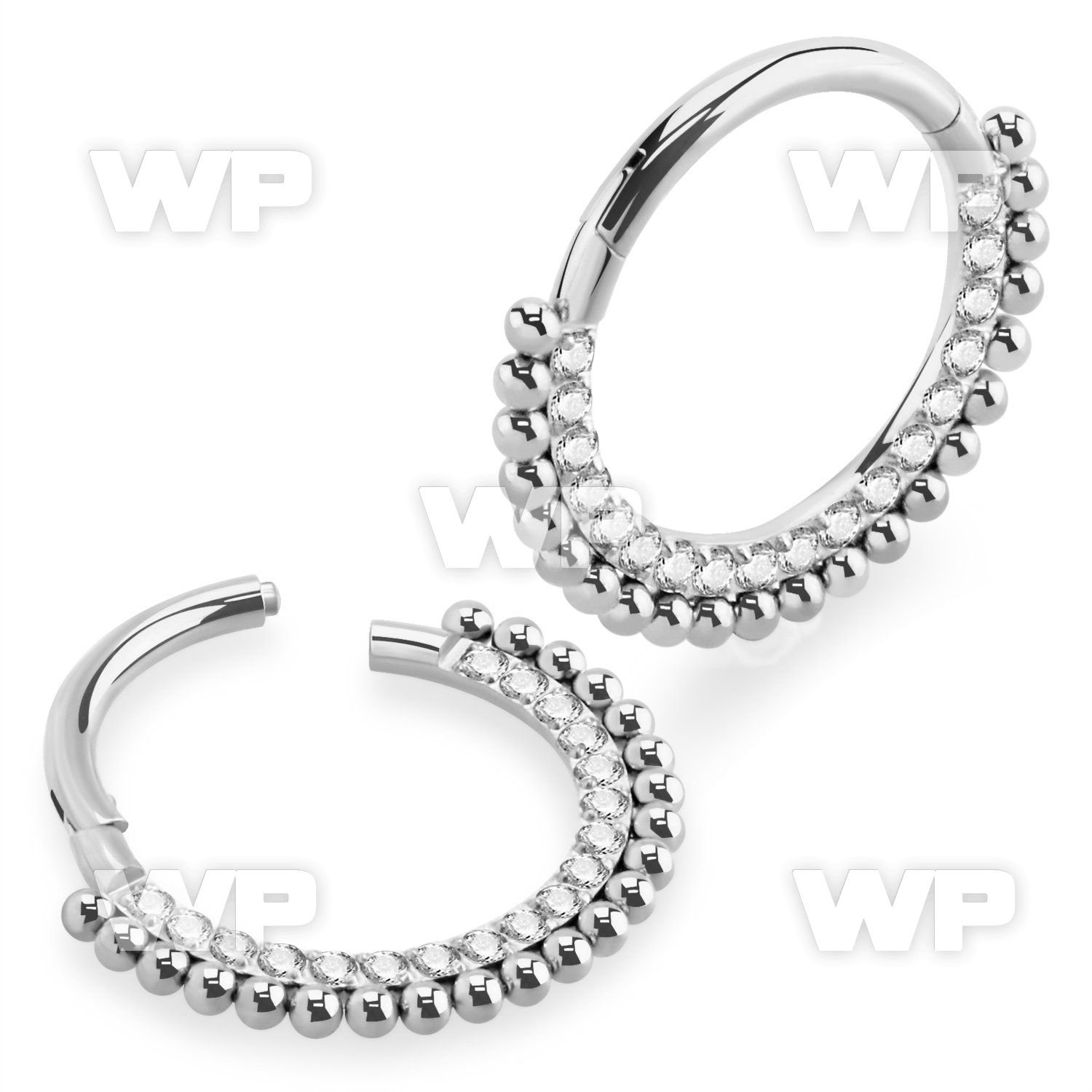 3i3xet implant grade steel hinged segment clicker cz chain