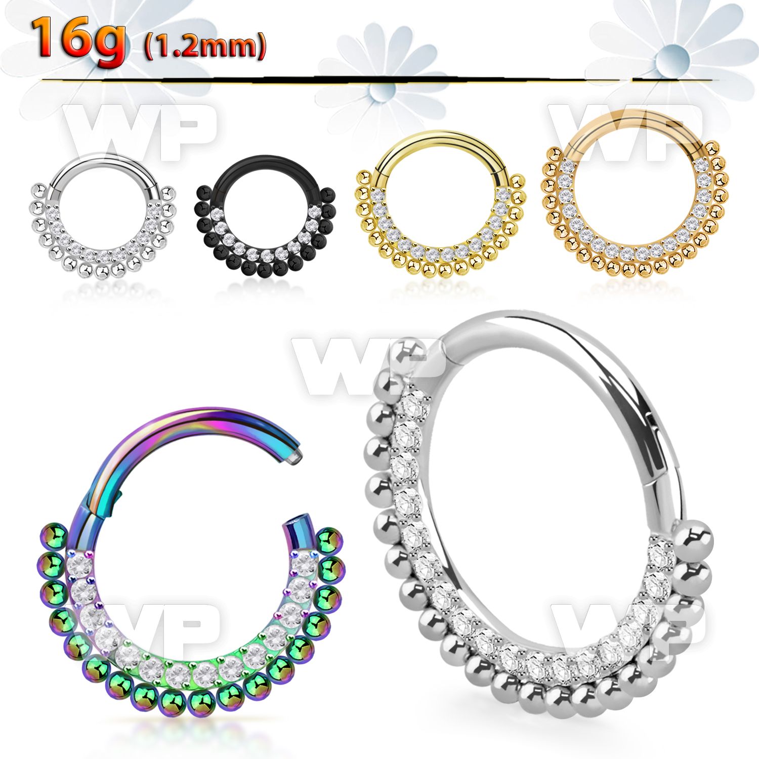 3i3xet implant grade steel hinged segment clicker cz chain