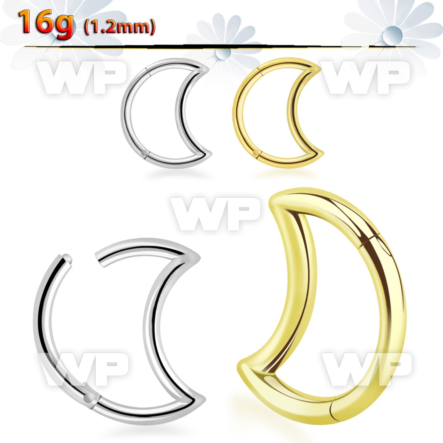 3i3xk implant grade steel hinged segment clicker moon