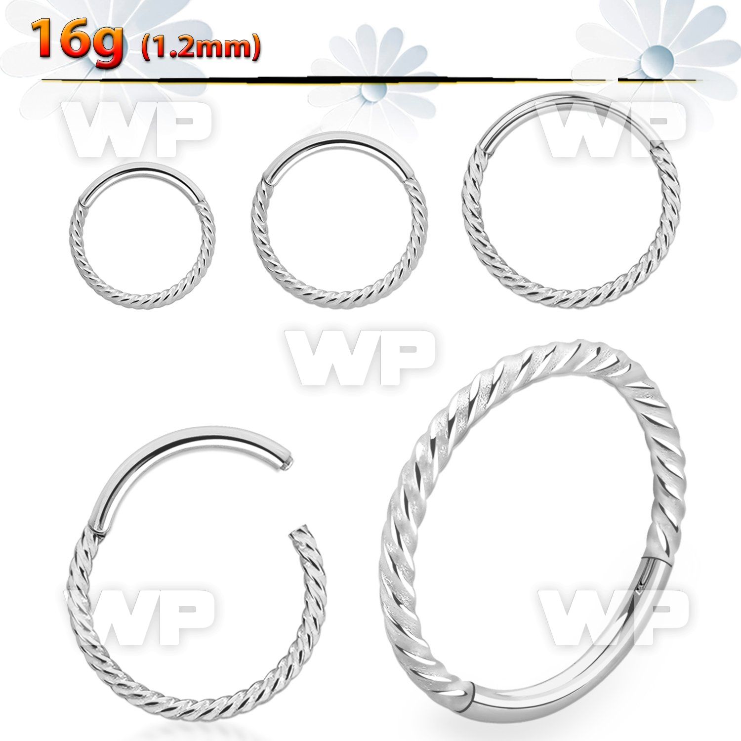 3i3xkp implant grade steel hinged segment clicker twisted