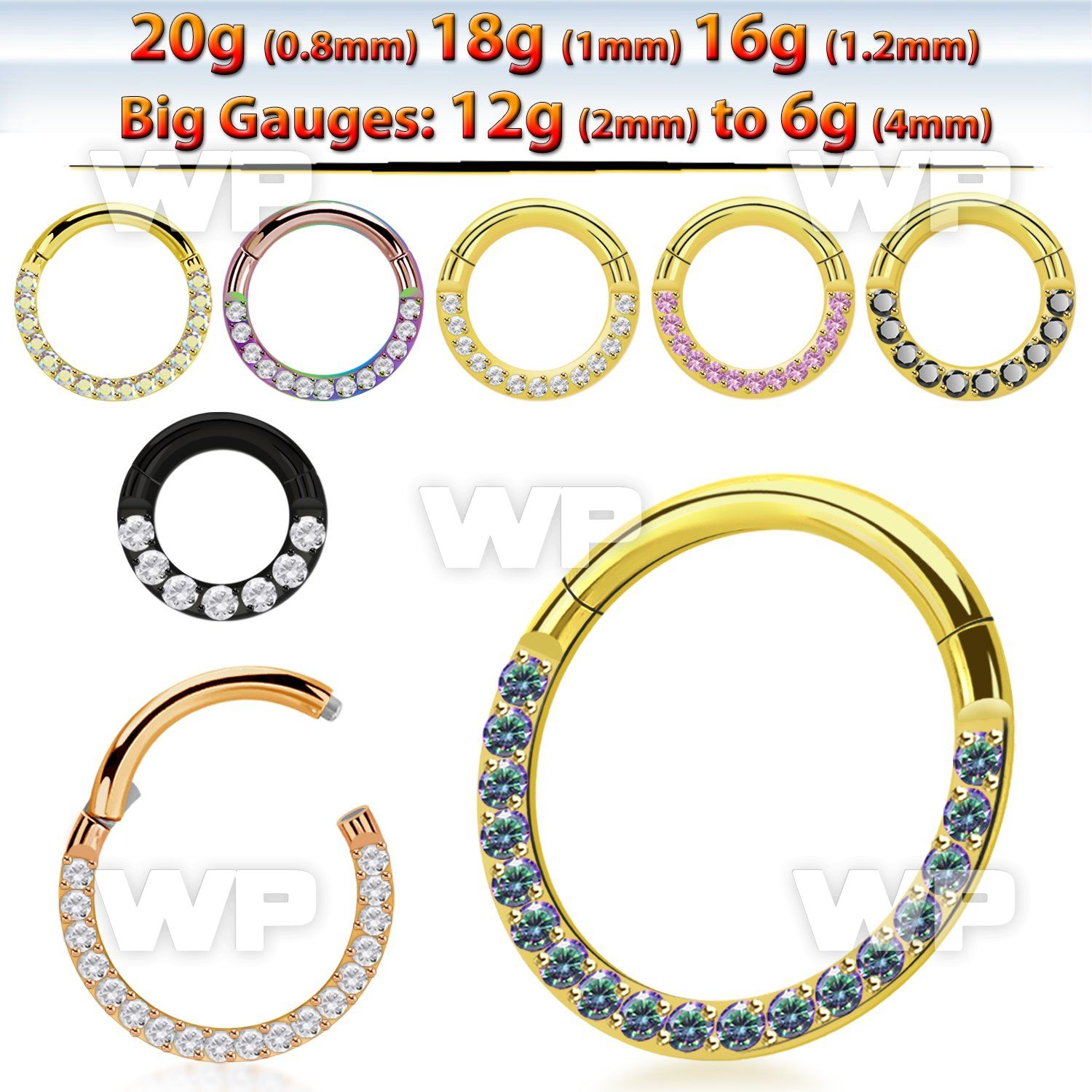 3ir3xee ion plated steel segment ring cz stones at side