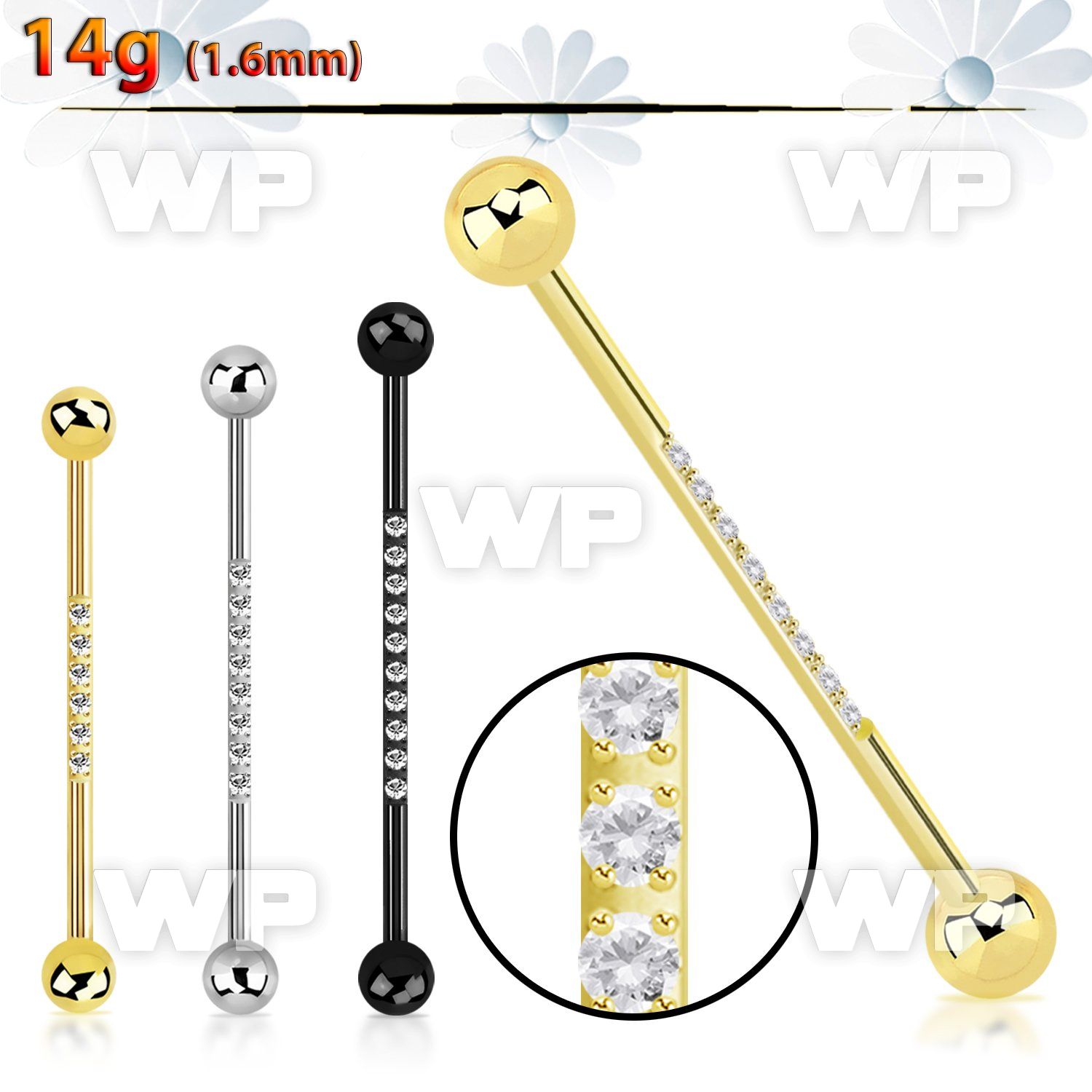 448u1g pvd titanium industrial straight bar 14g cz