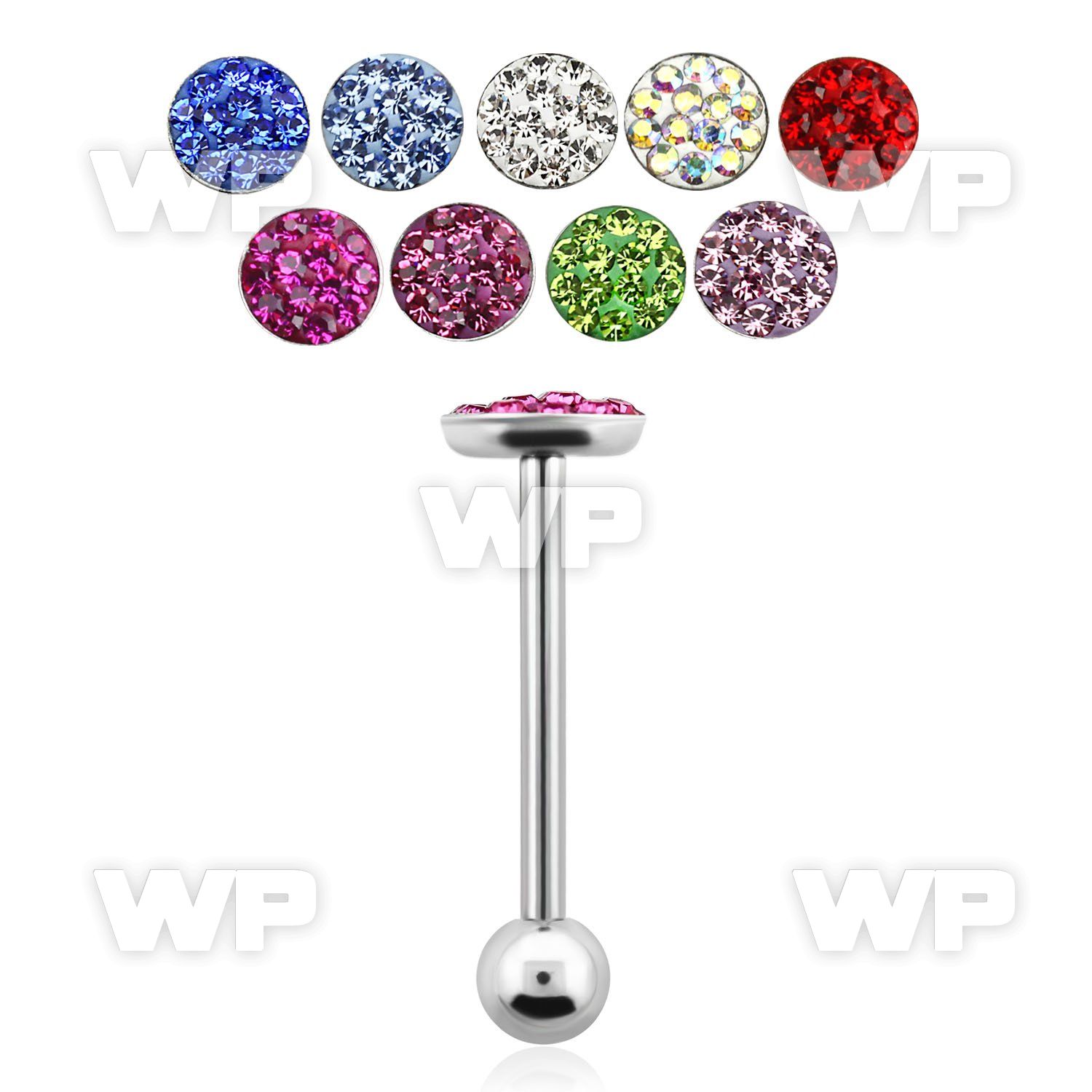 44d63k surgical steel tongue bar 1 6mm lower 5mm steel ball nipple piercing