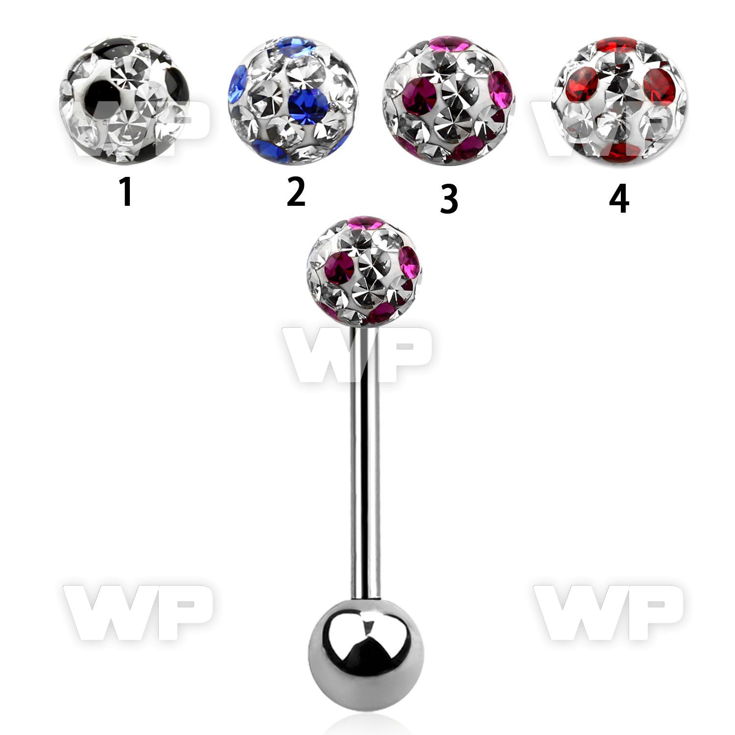 44das7 surgical steel tongue bar 1 6mm 5mm ball ferido glue cry nipple piercing