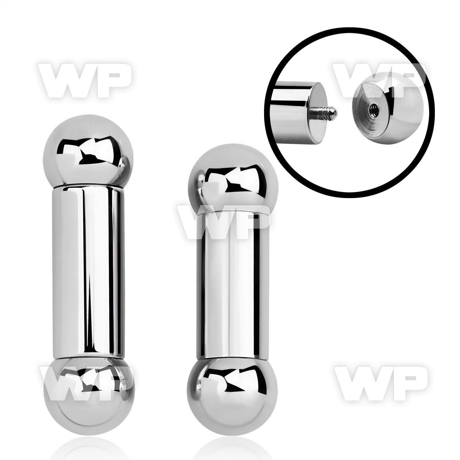 44pf 316l steel big gauge tongue barthickness of 8mm 10mm tongue piercing