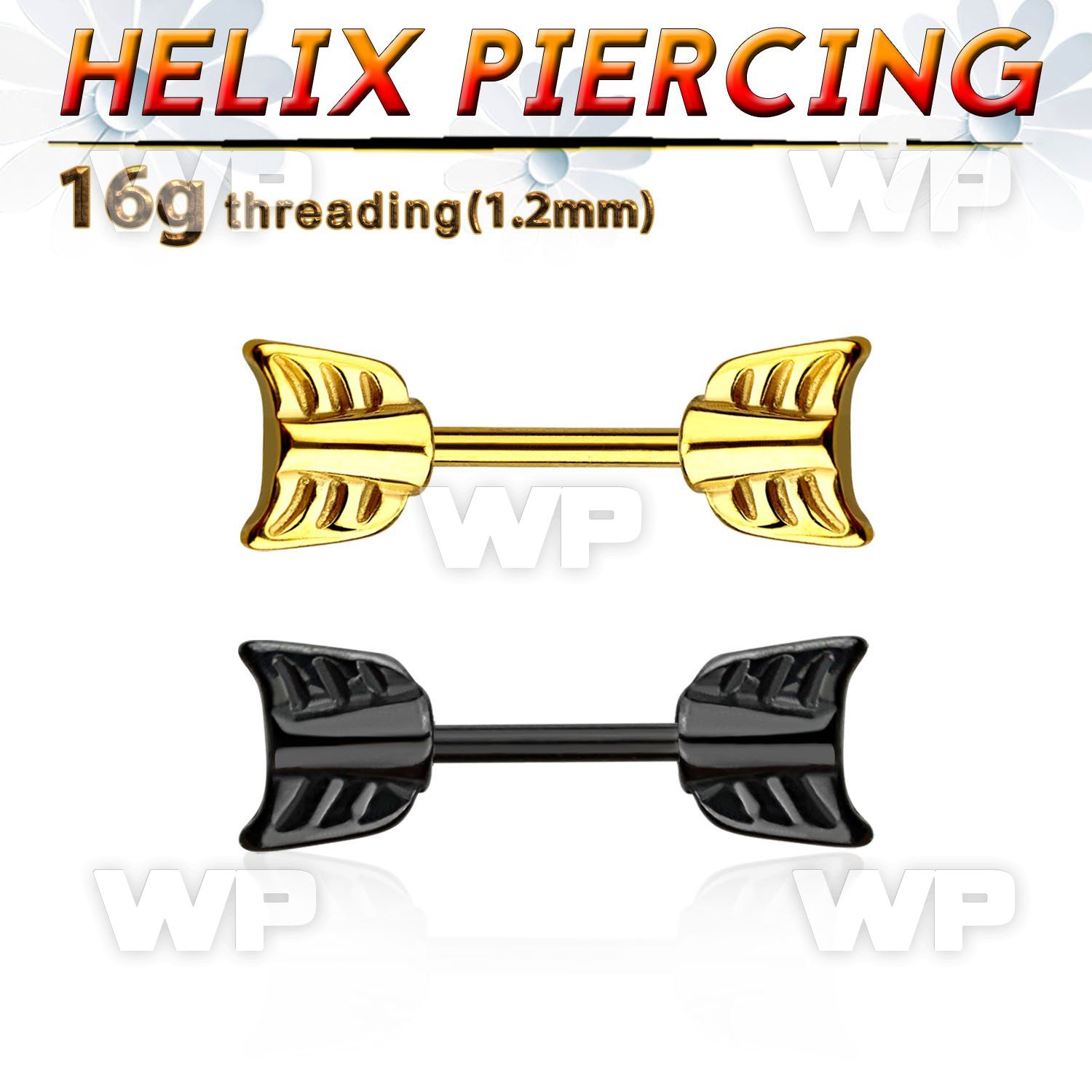 44war0y ion plated surgical steel eyebrow or helix barbell 1 2mm eyebrow piercing