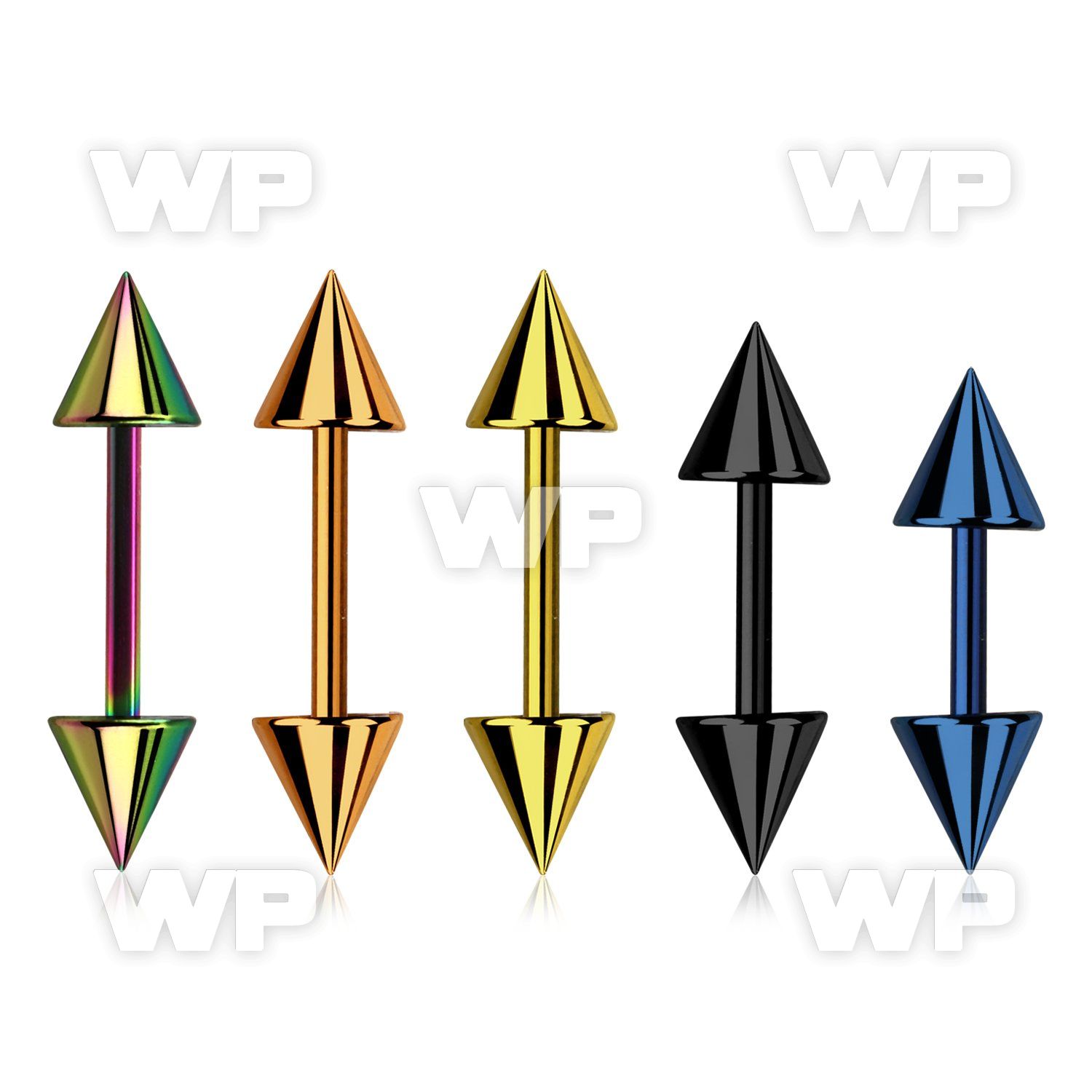 44wars9 ion plated surgical steel eyebrow or helix barbell 1 2mm ear lobe piercing