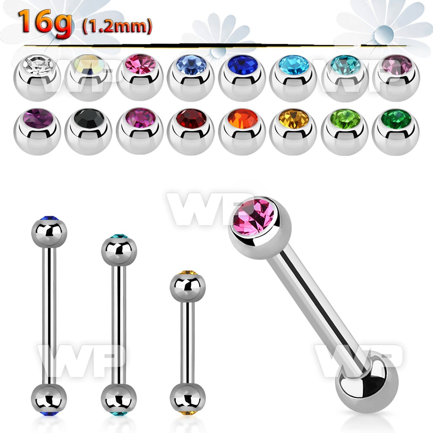 44wc4ks surgical steel eyebrow barbell 1 2mm tiny 2 5mm press ear lobe piercing