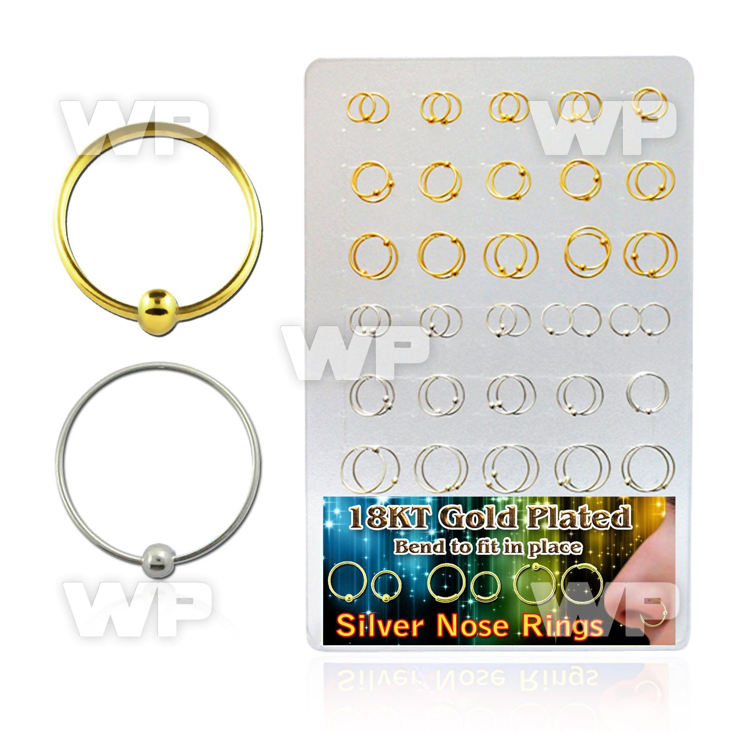 4auxmez board w silver 925 nose ring s gold plated silver nose nose piercing
