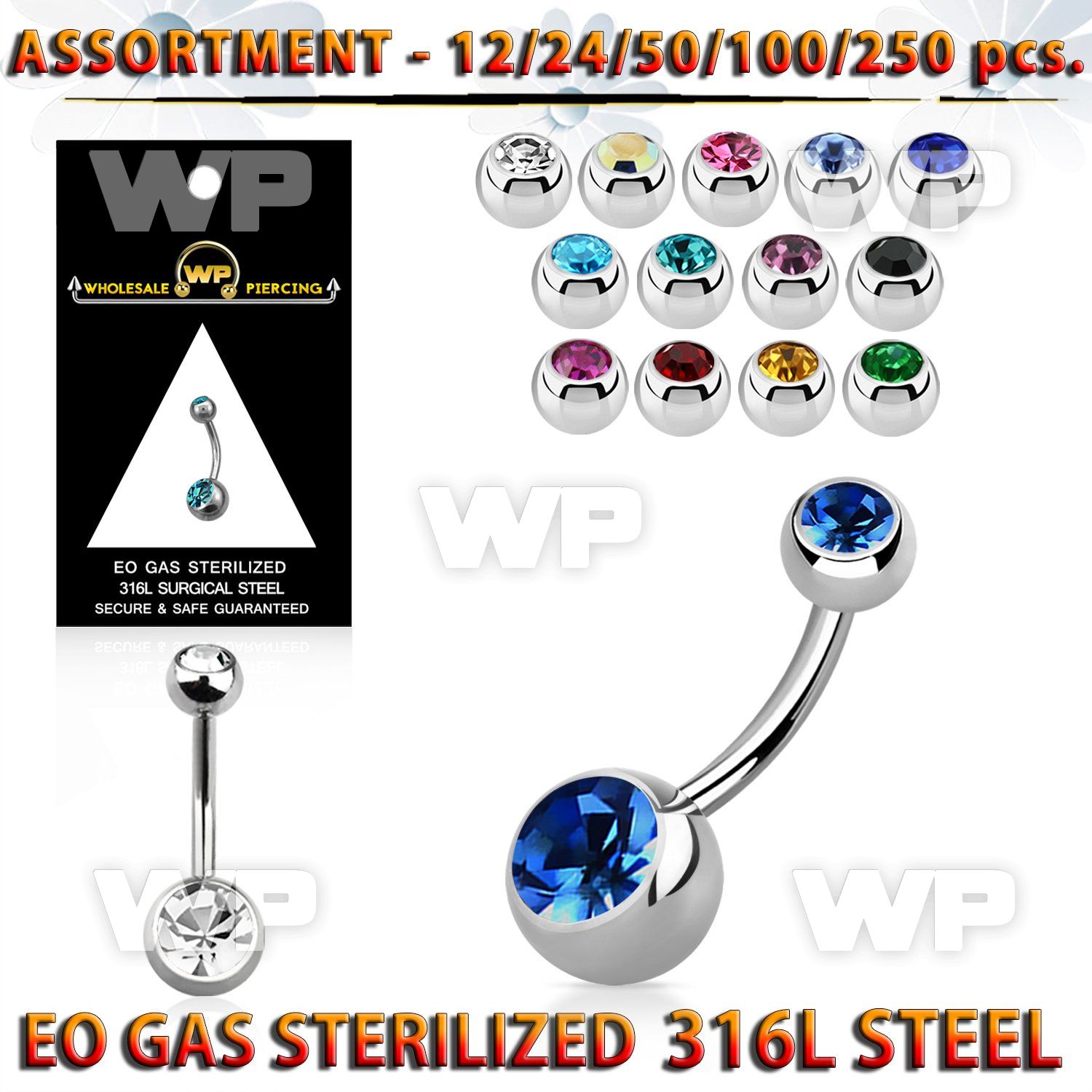 4b20t0 steel belly bananas 1 6mm 5 8mm jewel ball belly piercing