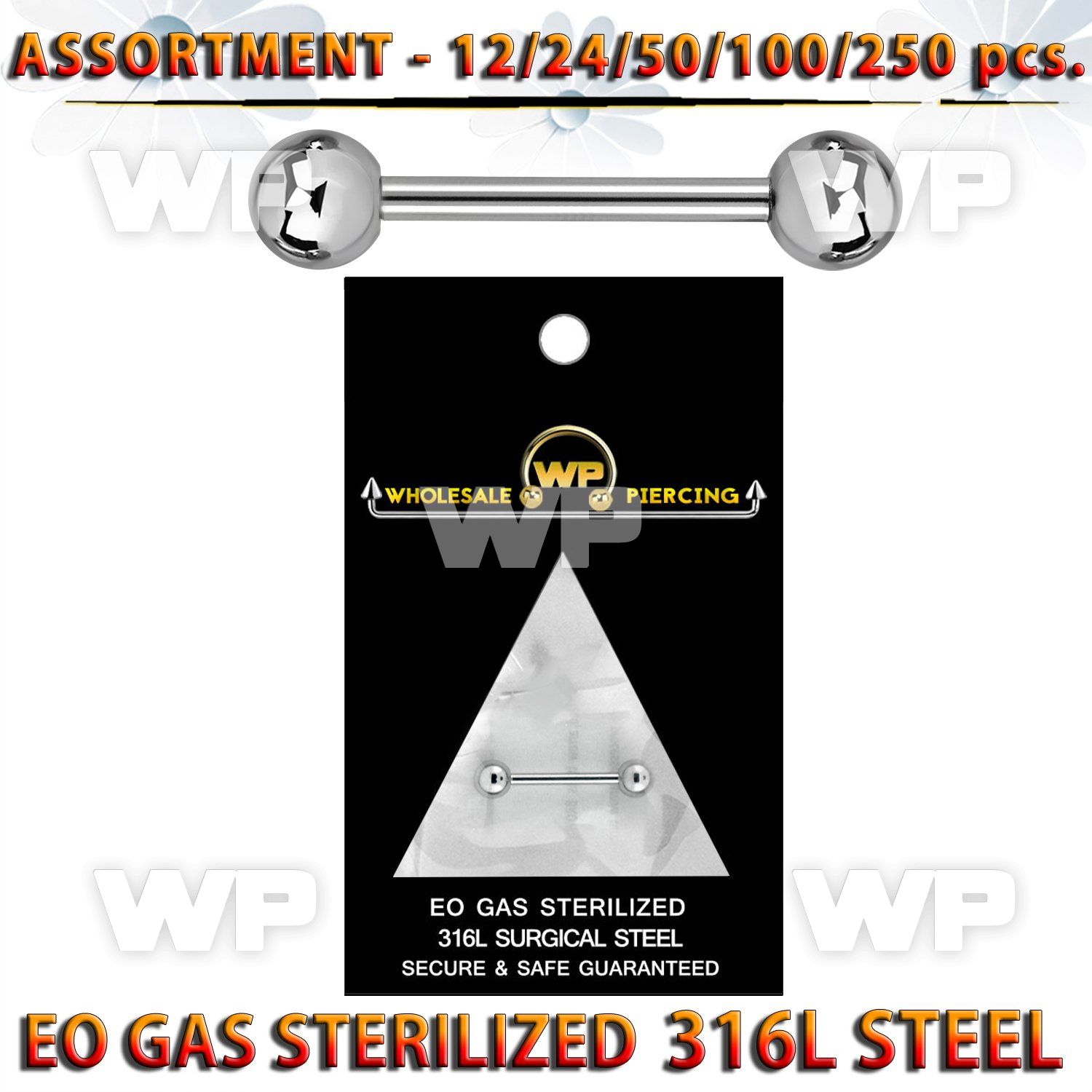 4b20tk surgical steel nipple barbells 1 6mm 5mm balls length nipple piercing