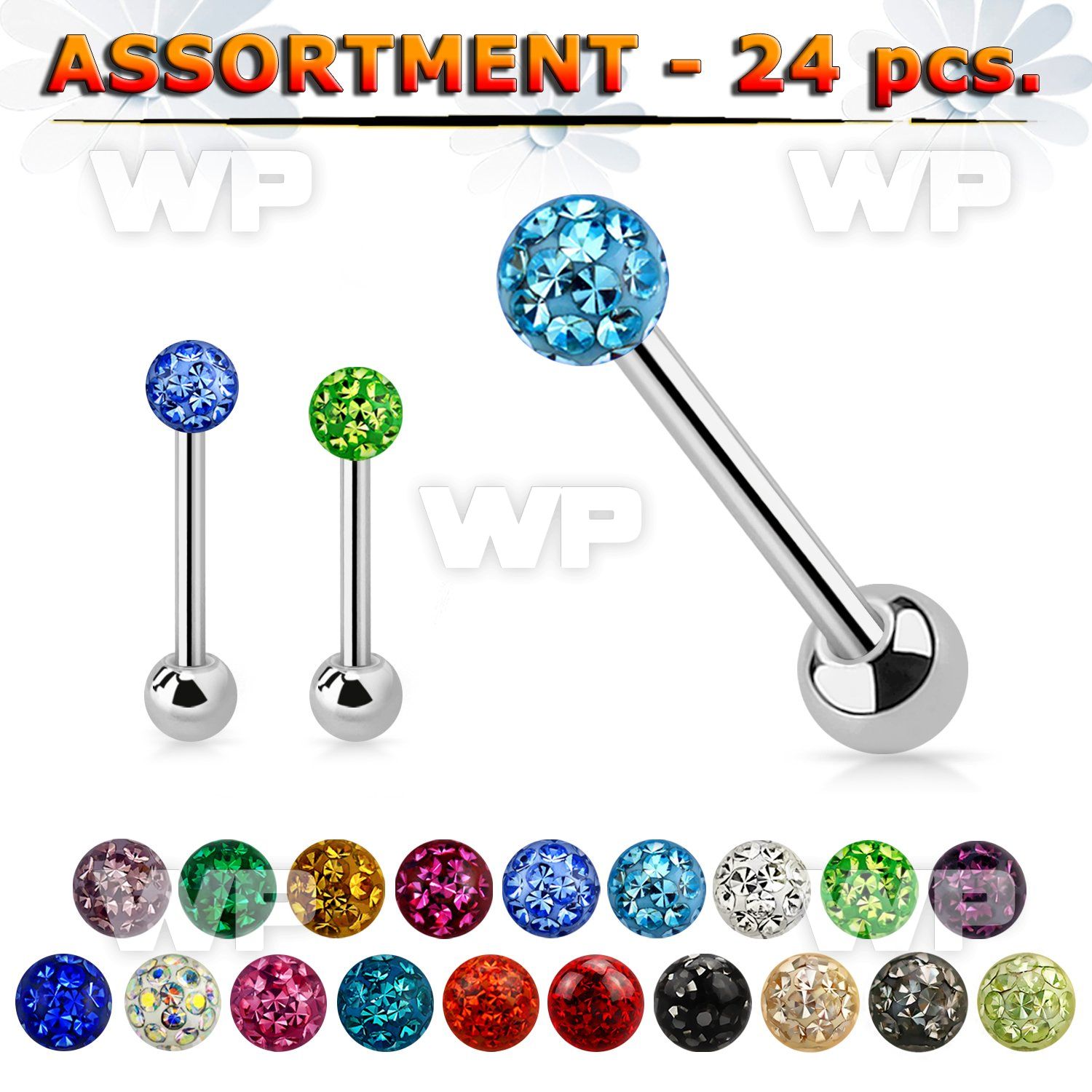 4b2kl9 of surgical steel tongue bars 1 6mm 6mm ball ferido glue belly piercing