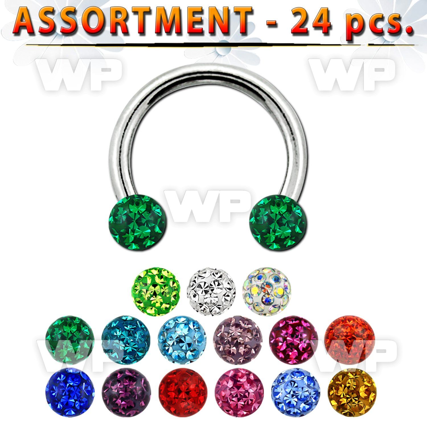 4b2kts of surgical steel eyebrow cbr horseshoes 1 2mm for eyebr belly piercing