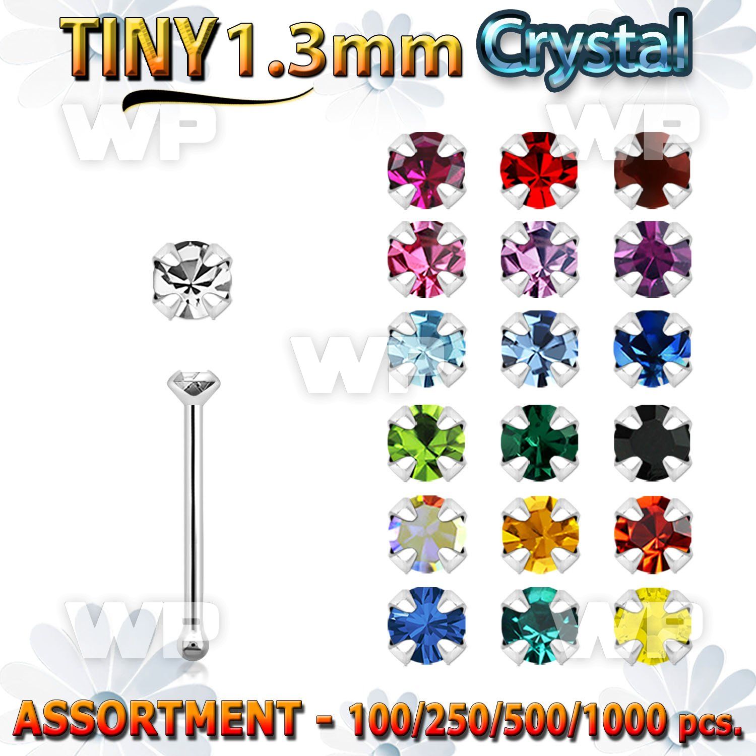 4b2sk0 silver 925 nose bone 1 25mm round prong set crystal nose piercing