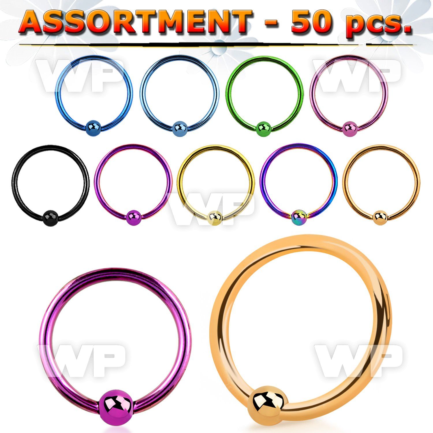 4b2zts of ion plated surgical steel captive bead ring 1mm 2 5m ear lobe piercing