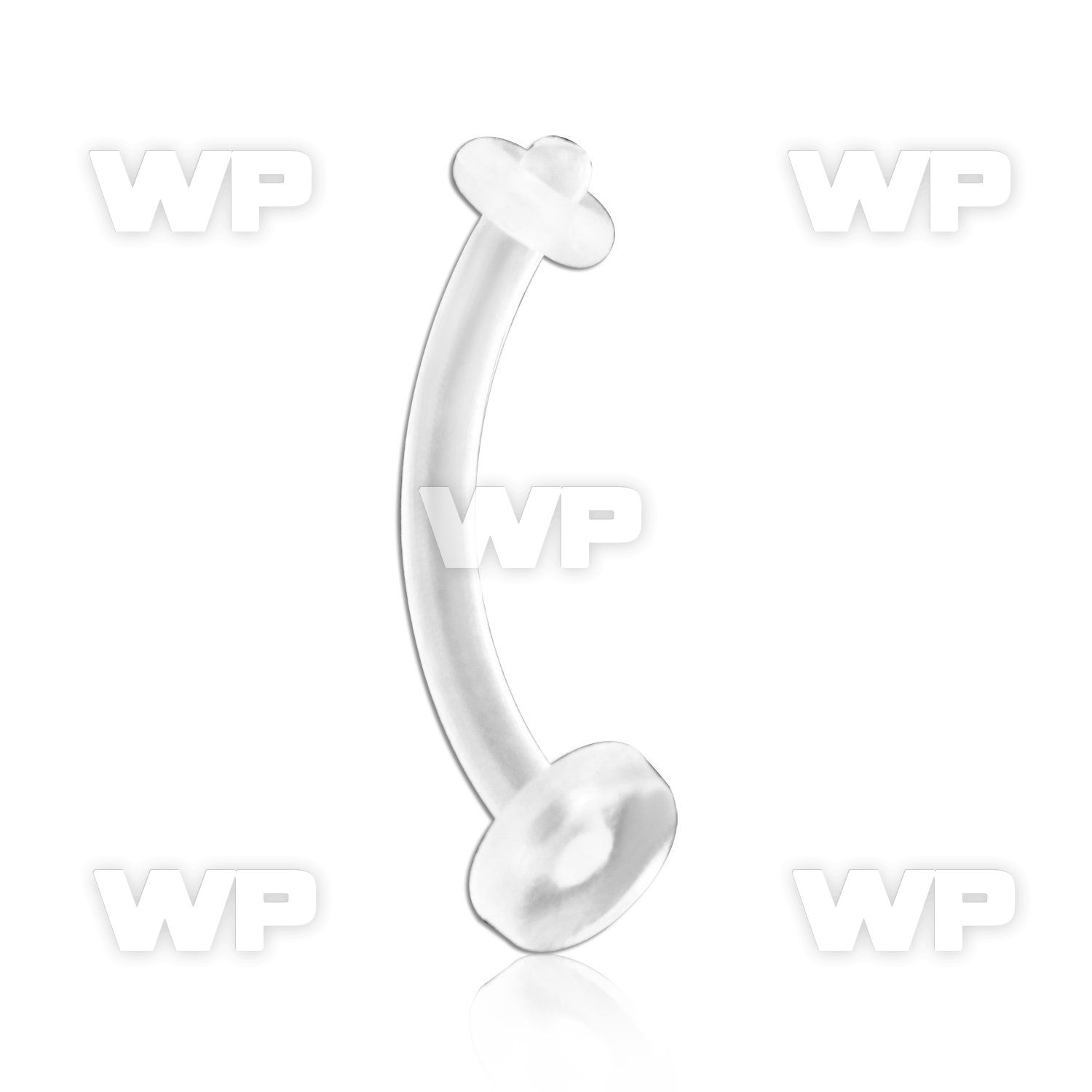4uar bioflexible belly piercing piercing retainer 16g to 14g belly piercing
