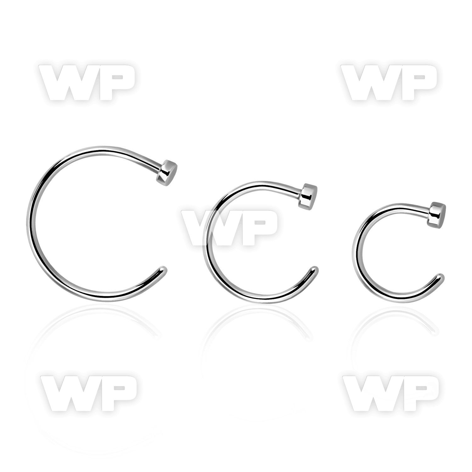6bu3kp surgical steel fake nose clips 0 8mm nose piercing