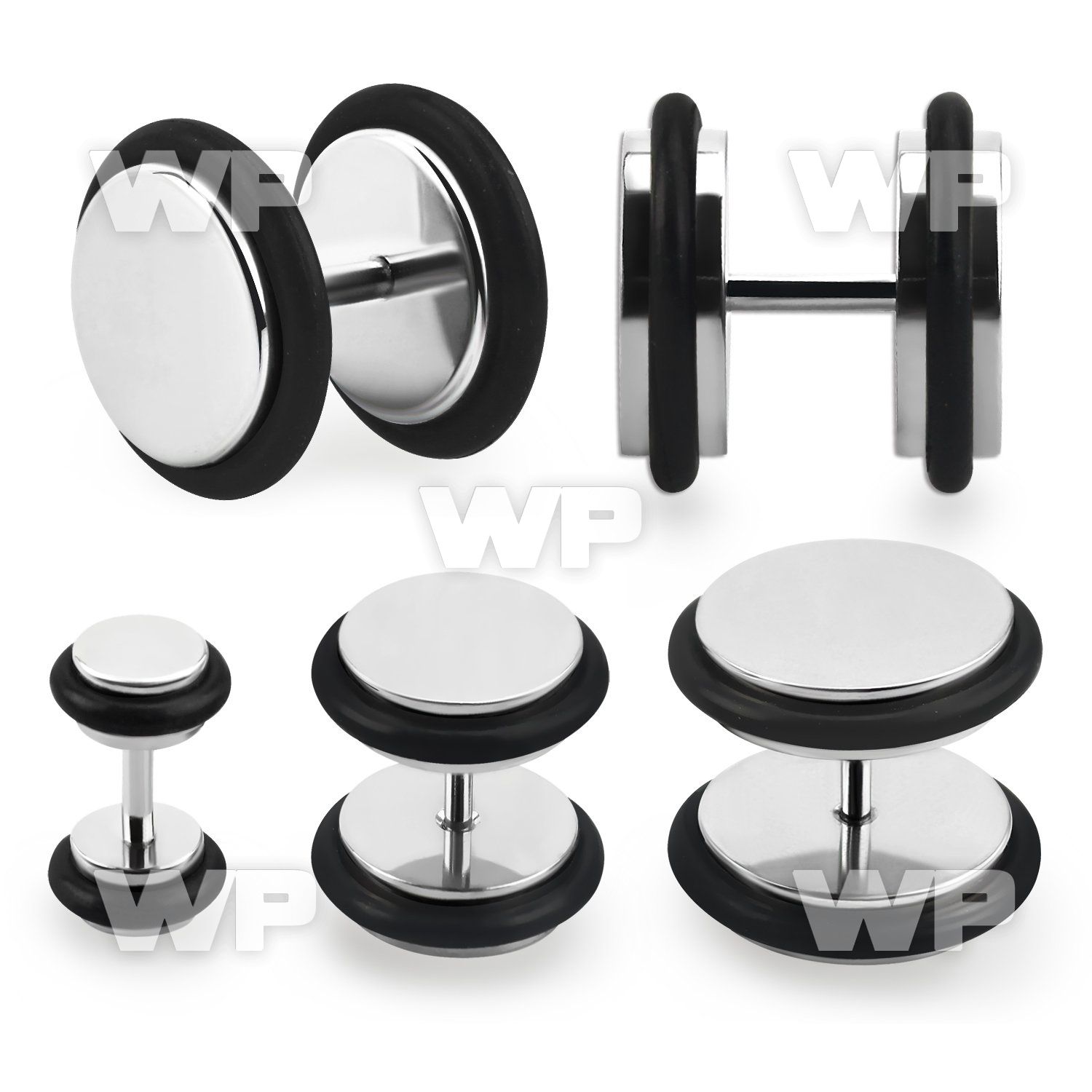 8ma steel fake plug o ring belly piercing