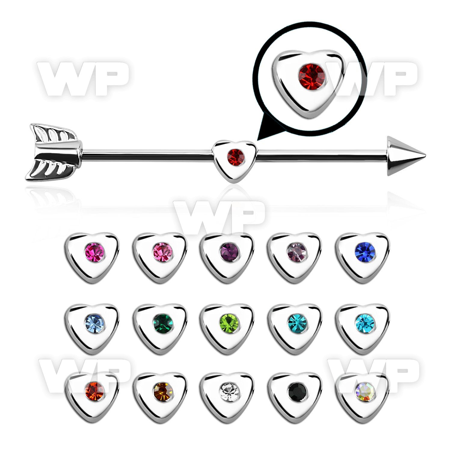 8u13xkk 316l steel industrial barbell 1 6mm 5mm cone casted arr 