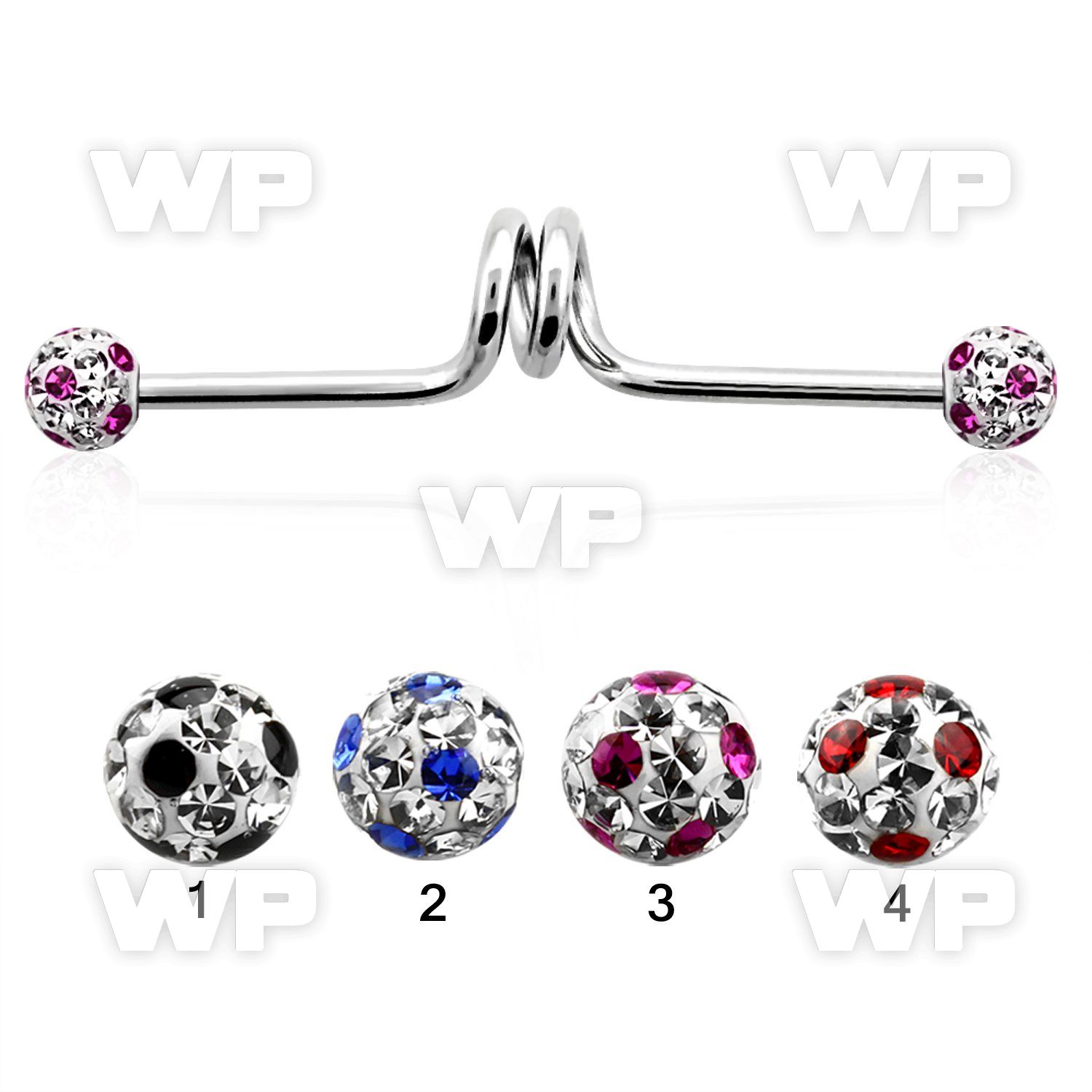 8u6das7 316l steel industrial twister barbell 1 6mm 5mm multi 