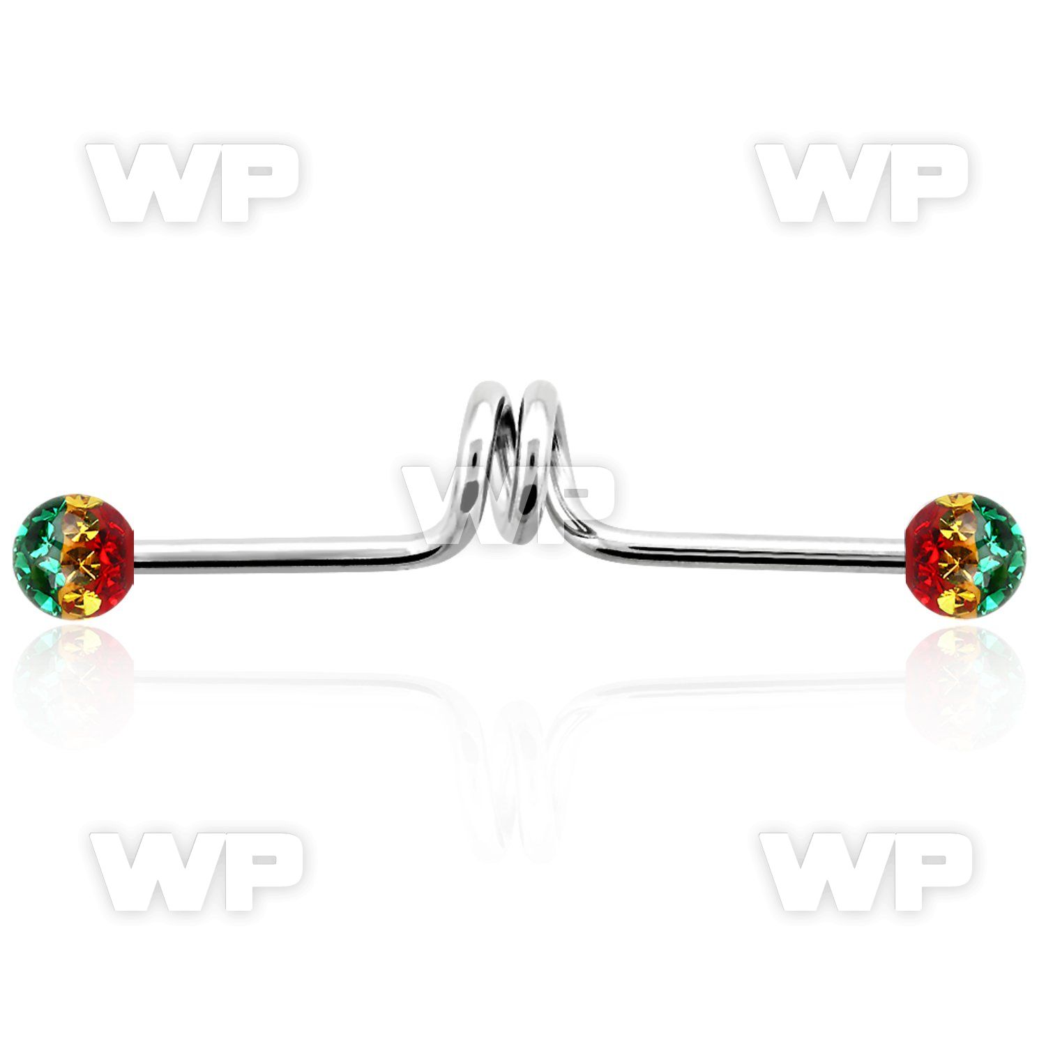 8u6dasa 316l steel industrial twister barbell 1 6mm 5mm multi 