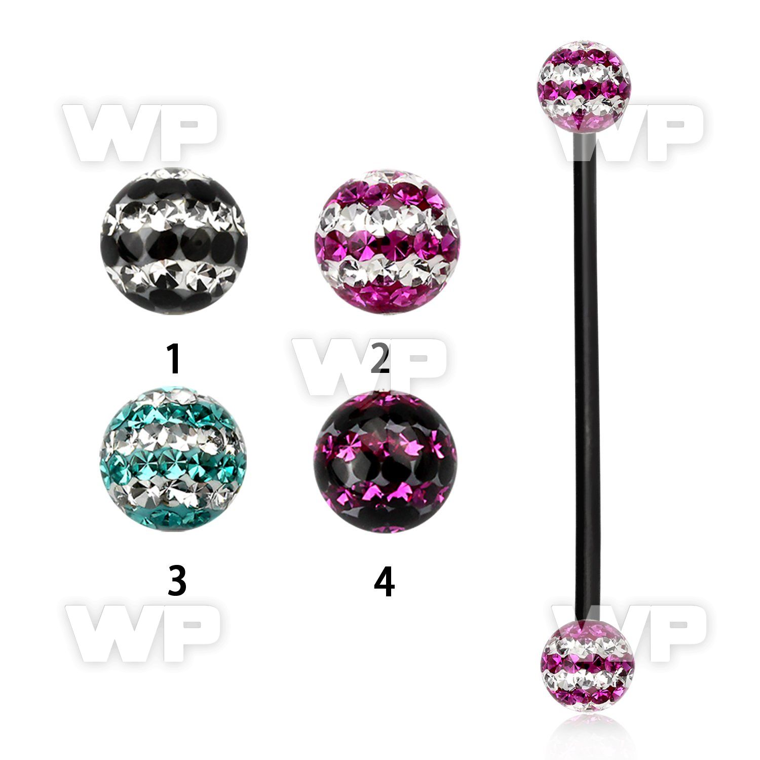 8urdas1 ion plated 316l steel industrial barbell 1 6mm 5mm multi 