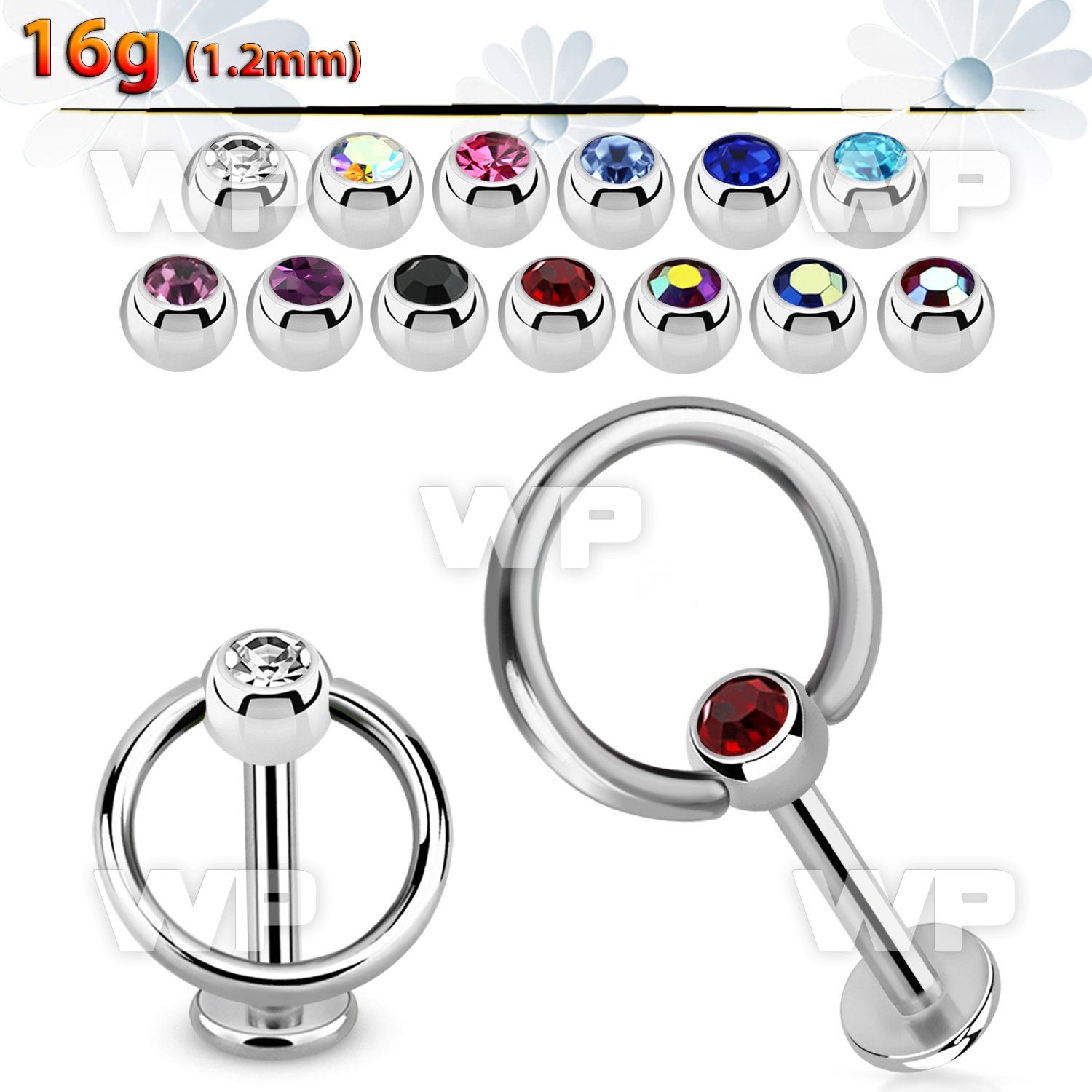 b463b surgical steel slave labret stud 1 2mm 3mm press fit jew lower lip piercing