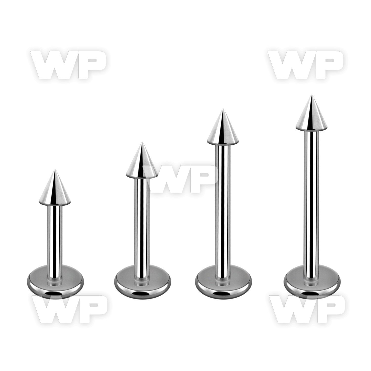b46uk surgical steel labret stud 1mm 2mm cone lower lip piercing