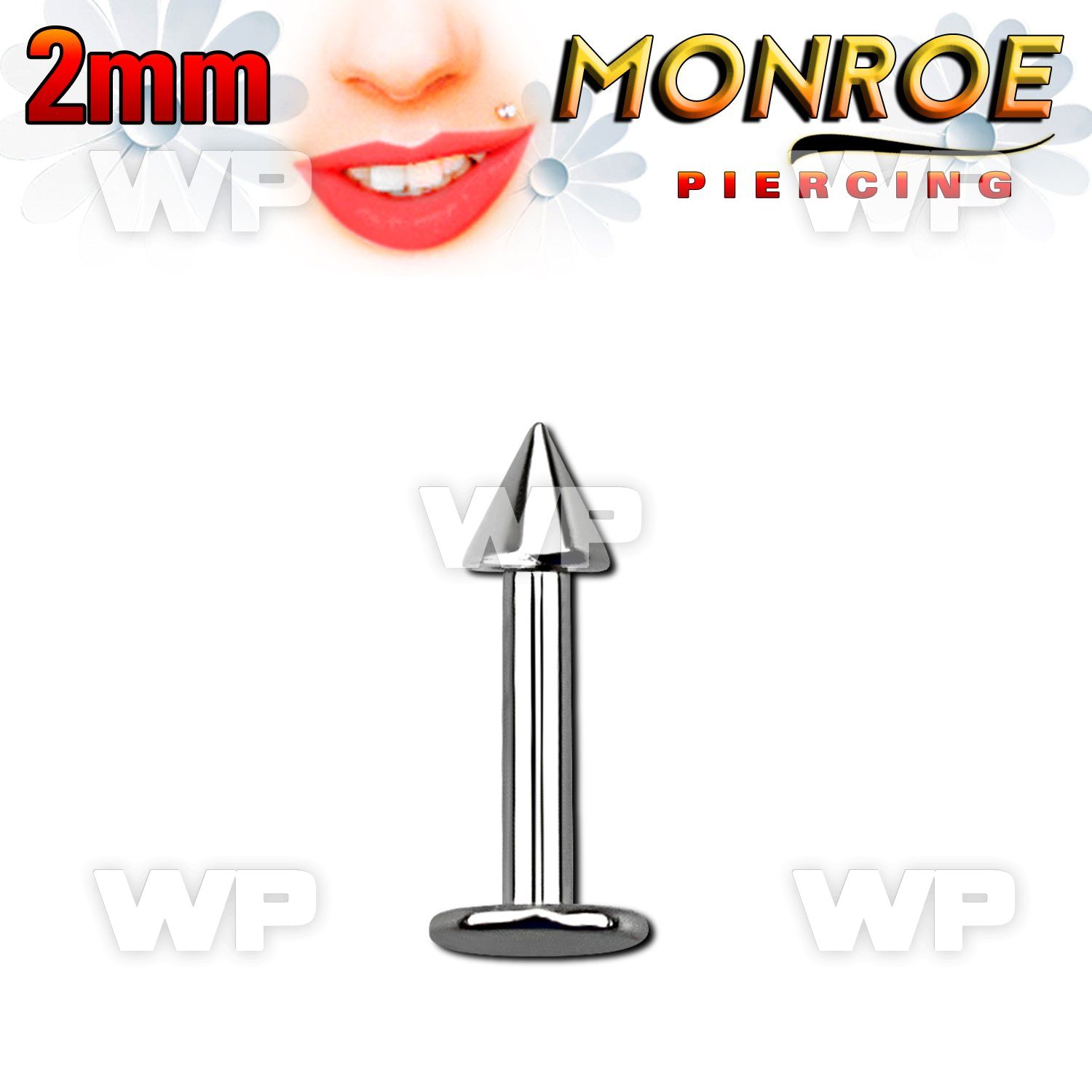 b4j6uks surgical steel monroe piercing labret stud 1 2mm 2 5mm lower lip piercing