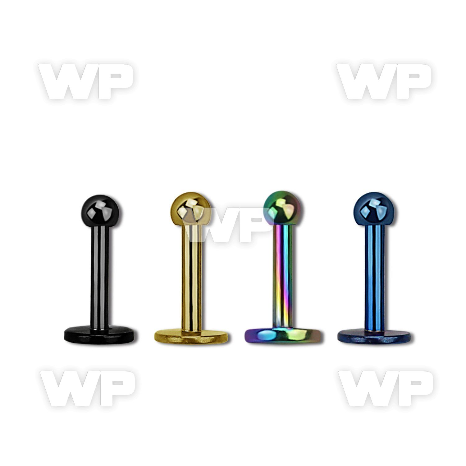 b4r4j6k ion plated surgical steel monroe piercing 1mm 2mm ball lower lip piercing