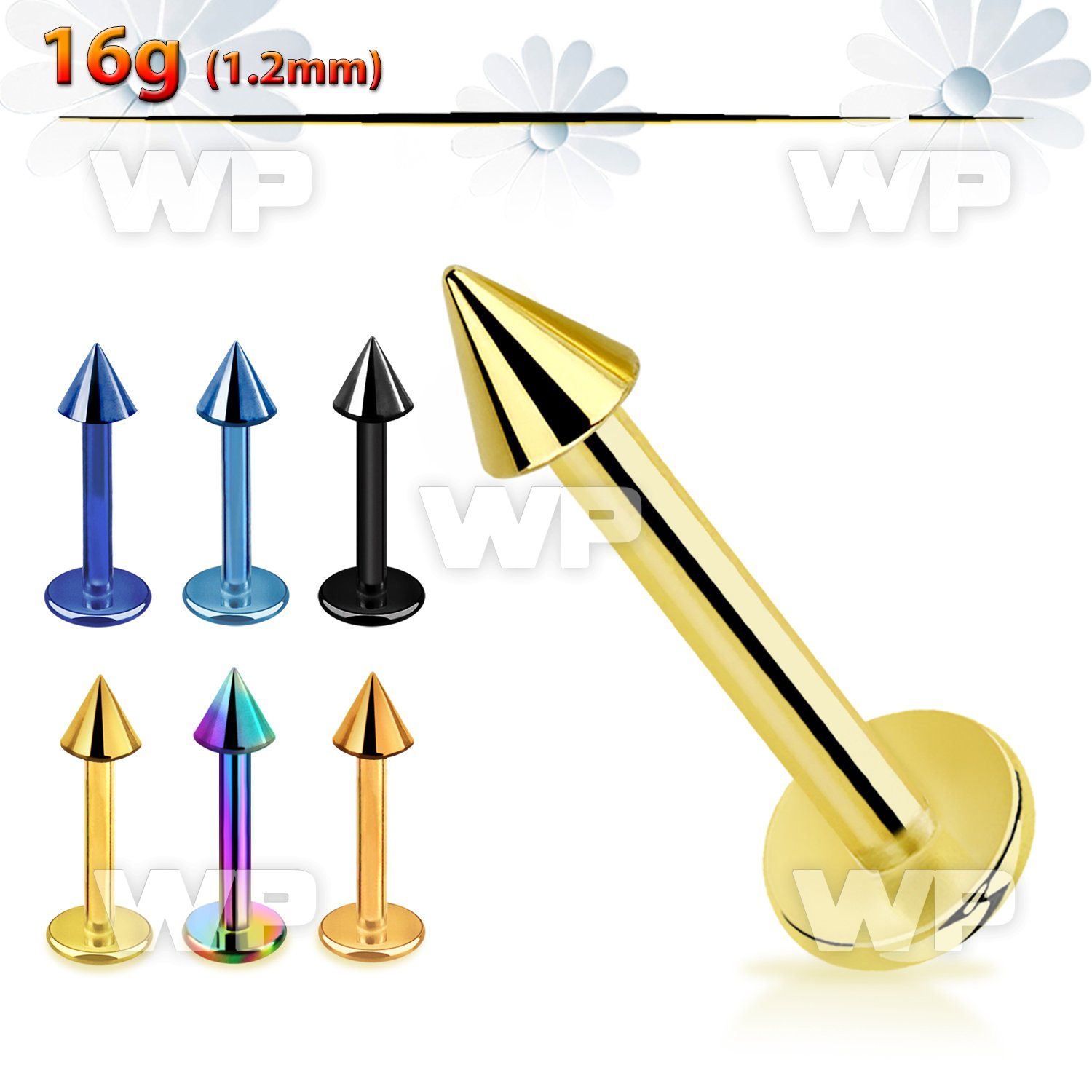 b4r6ujks ion plated surgical steel monroe piercing labret stud lower lip piercing