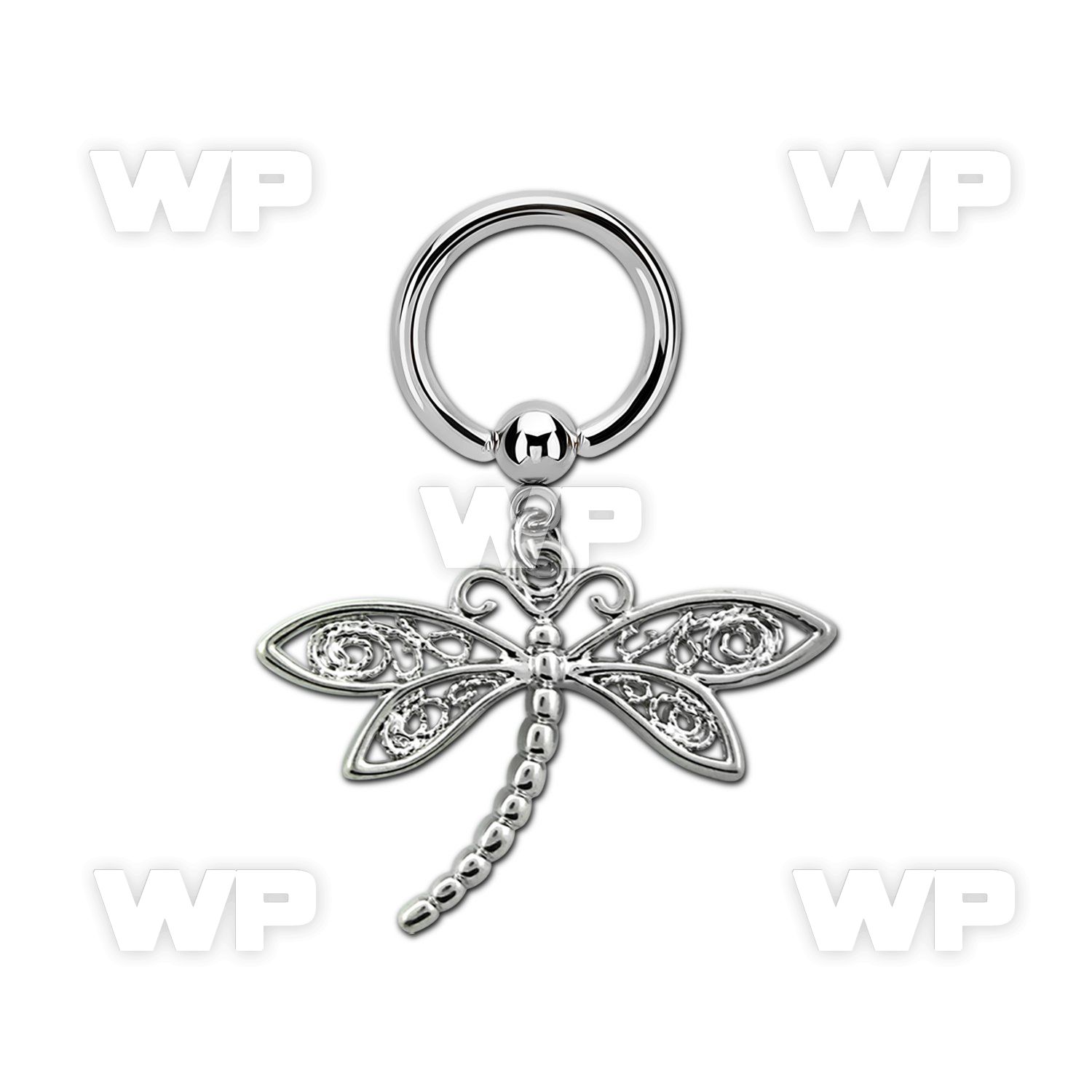 bcrg566 316l steel bcr 1.6mm w a dragonfly design