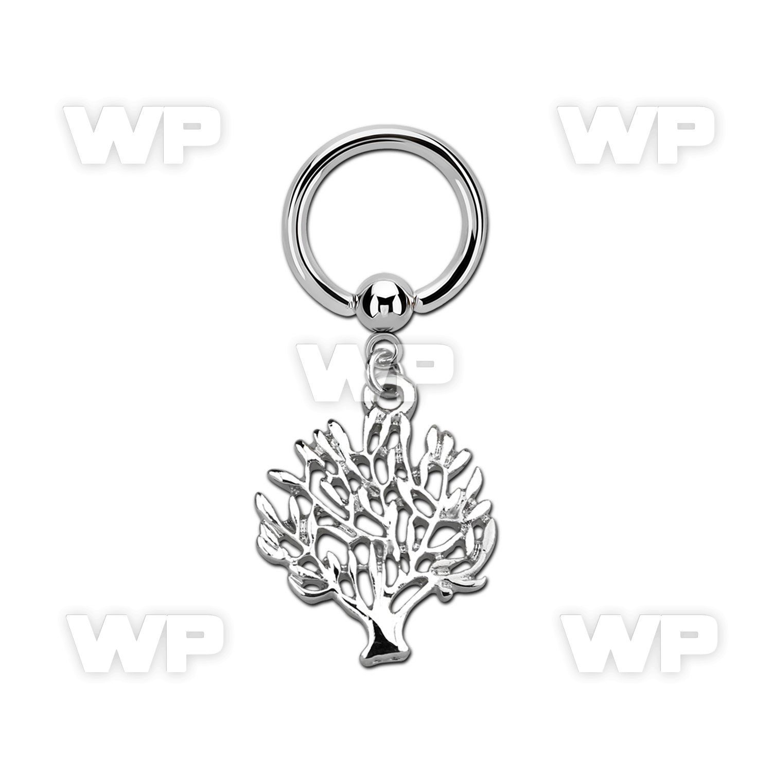 bcrg697 316l steel bcr 1.6mm w a tree of life design