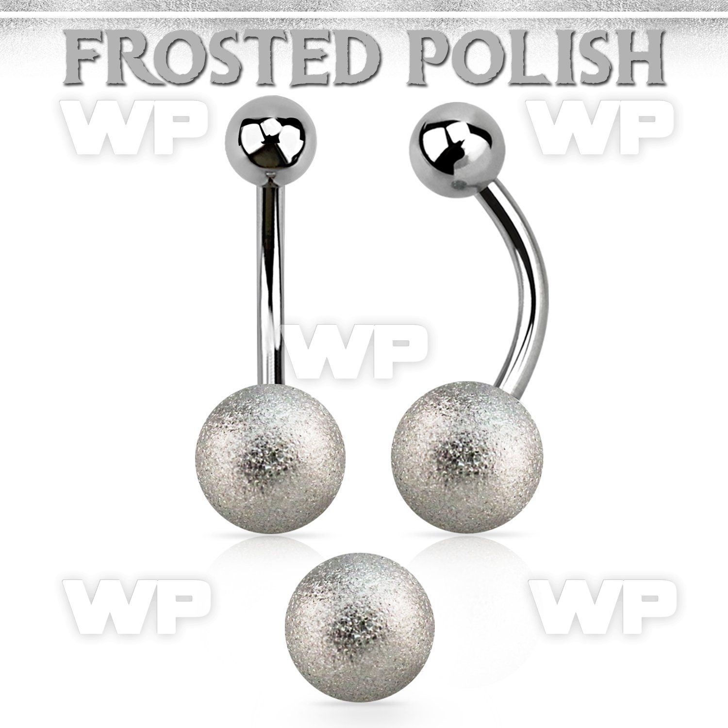 bnfo8 steel belly banana with a lower 8mm frosted steel ball