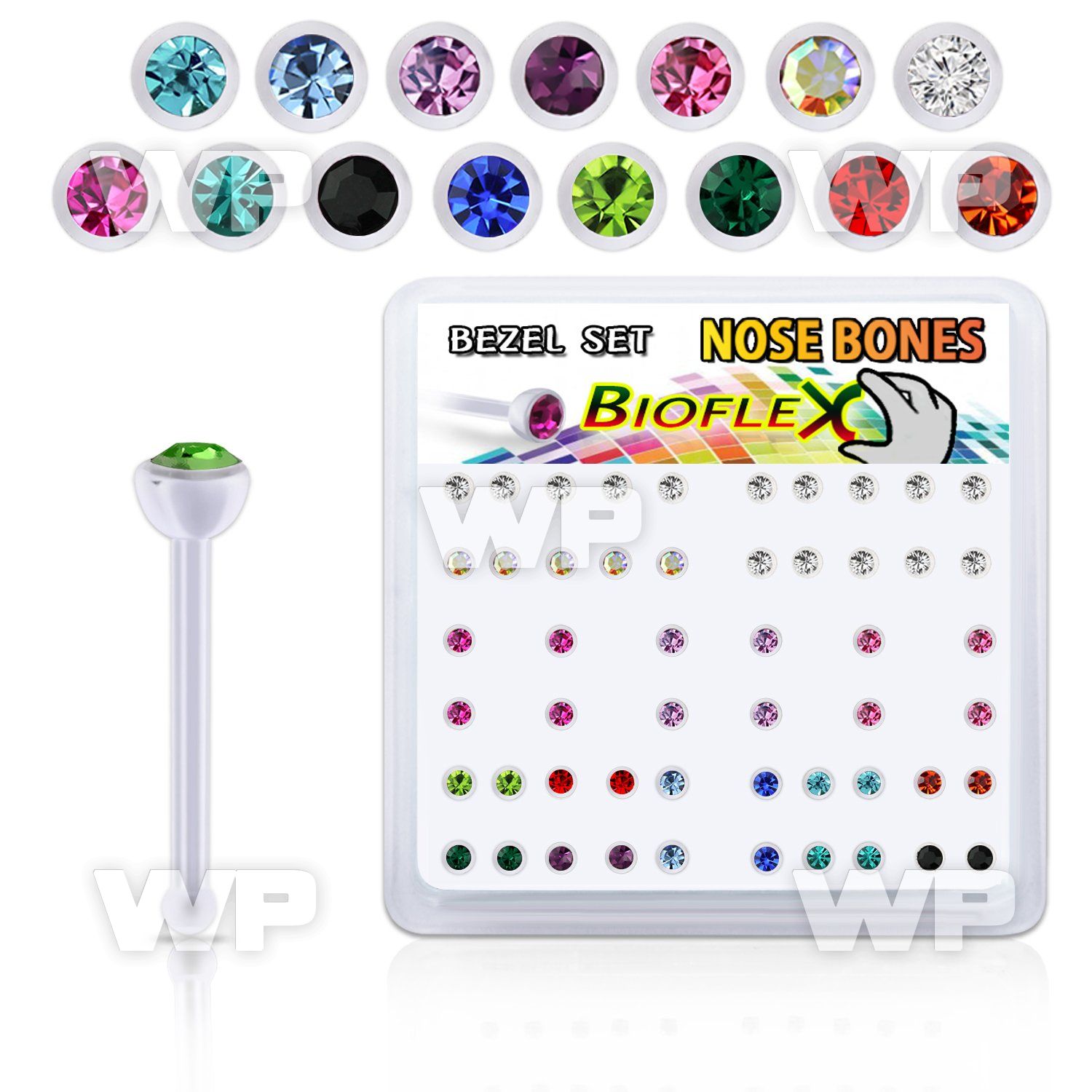 bxa35 box w 120 bio  flex nose bones w 2.5mm crystals