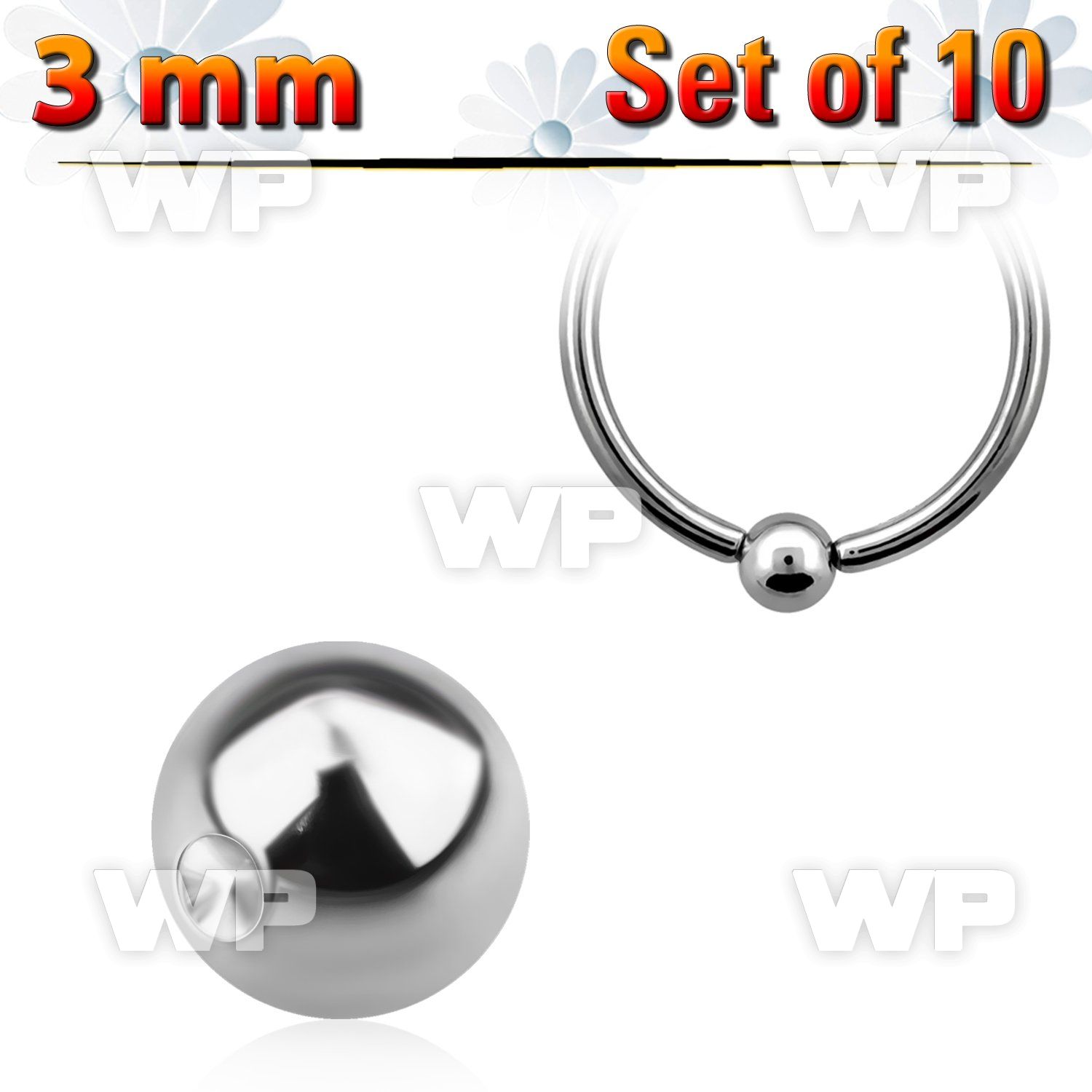 f1m4z pack 3mm 316l steel dimple ball for 1 2mm or 1 6mm captiv 