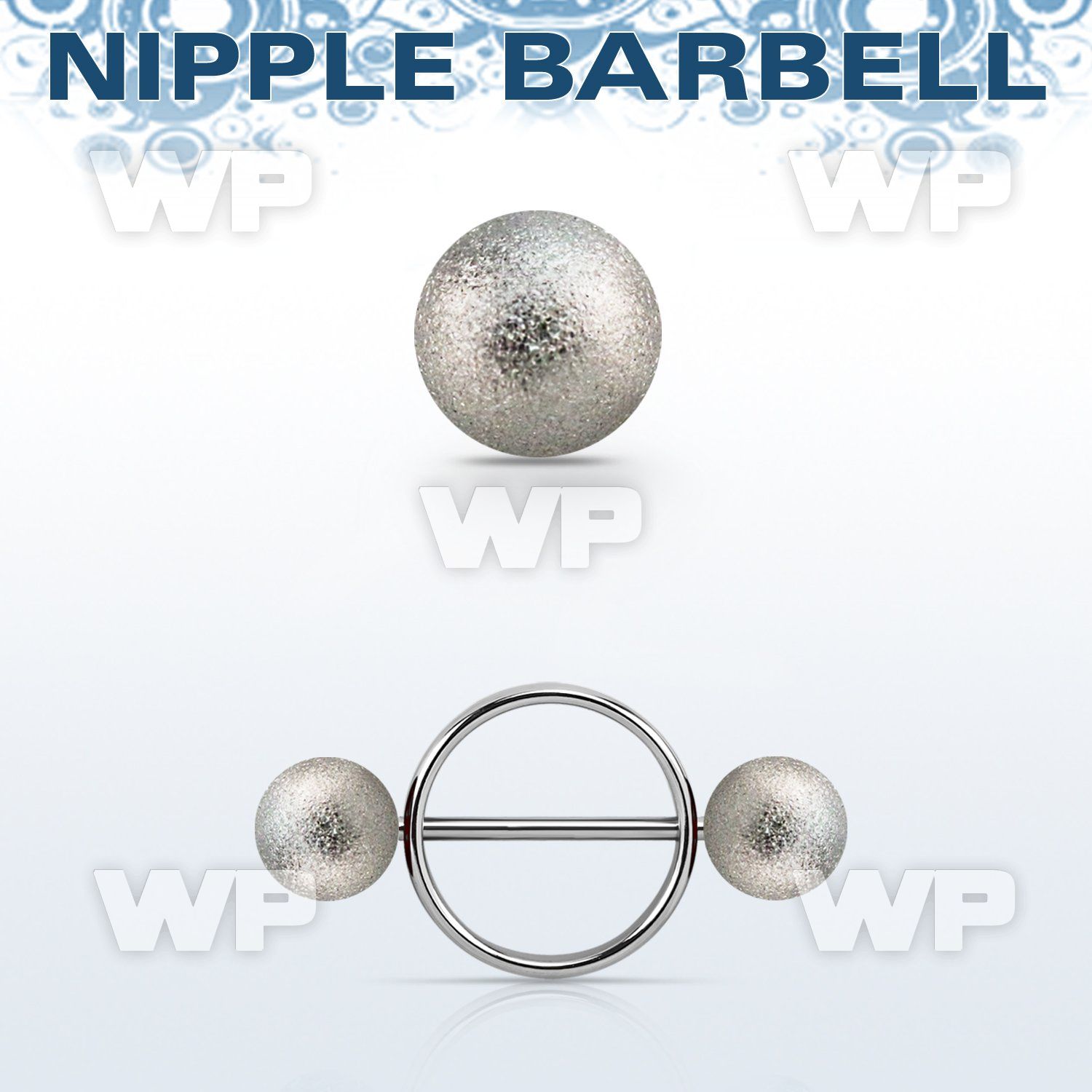 fonpe8 steel round nipple shield w 8mm frosted steel balls