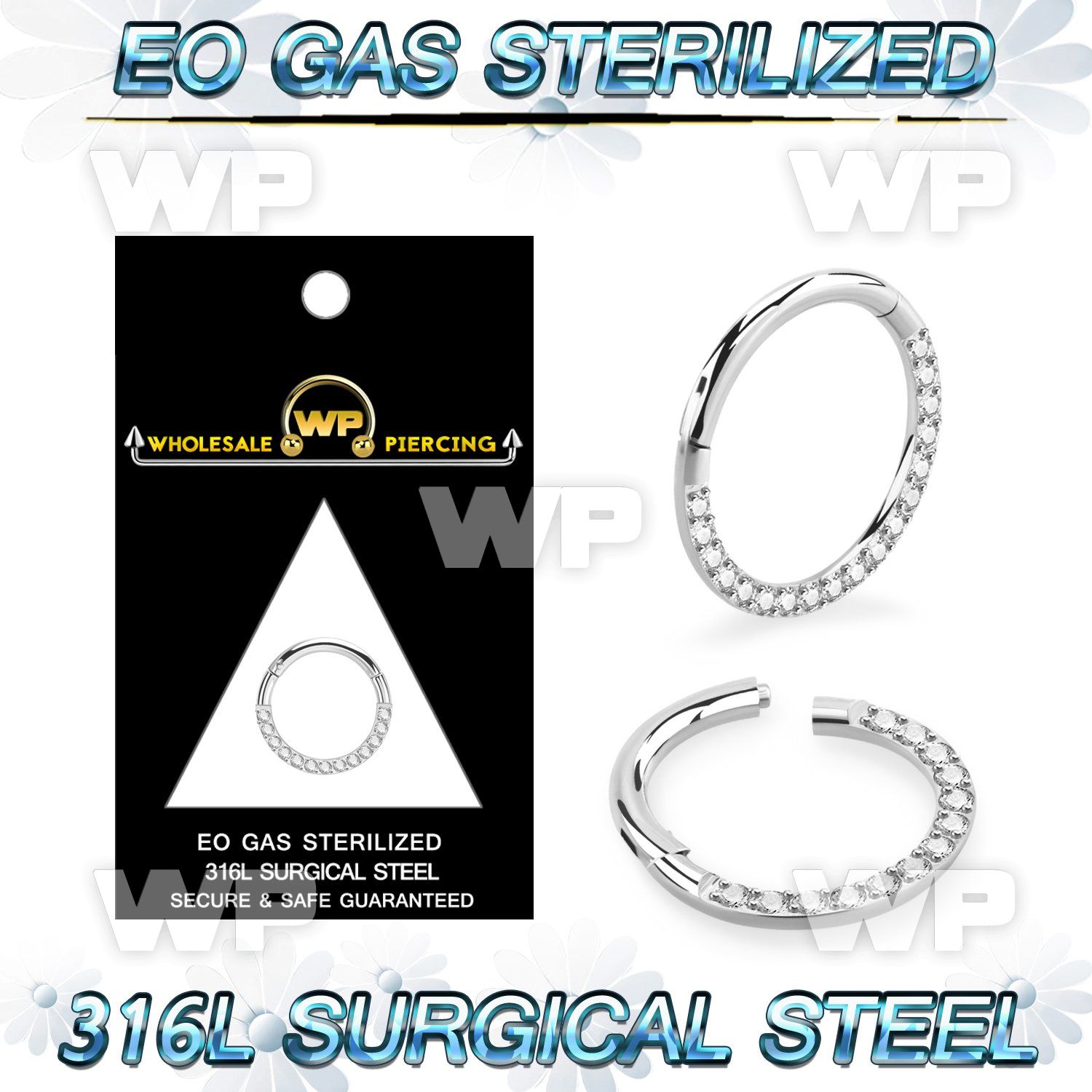 g3i3xee presterilized steel hinged segment clicker cz side