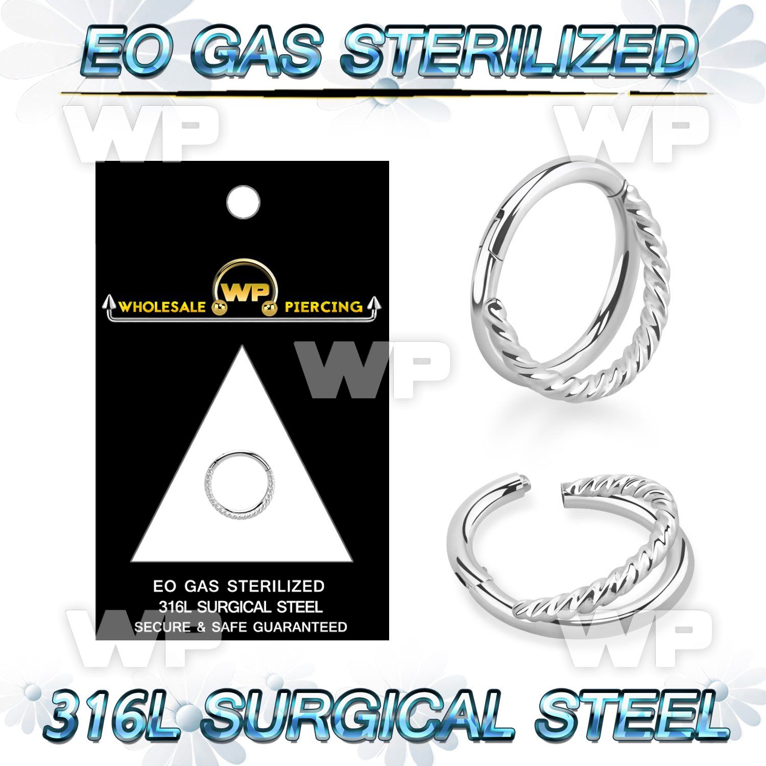 g3i3xek presterilized steel segment clicker plain twisted