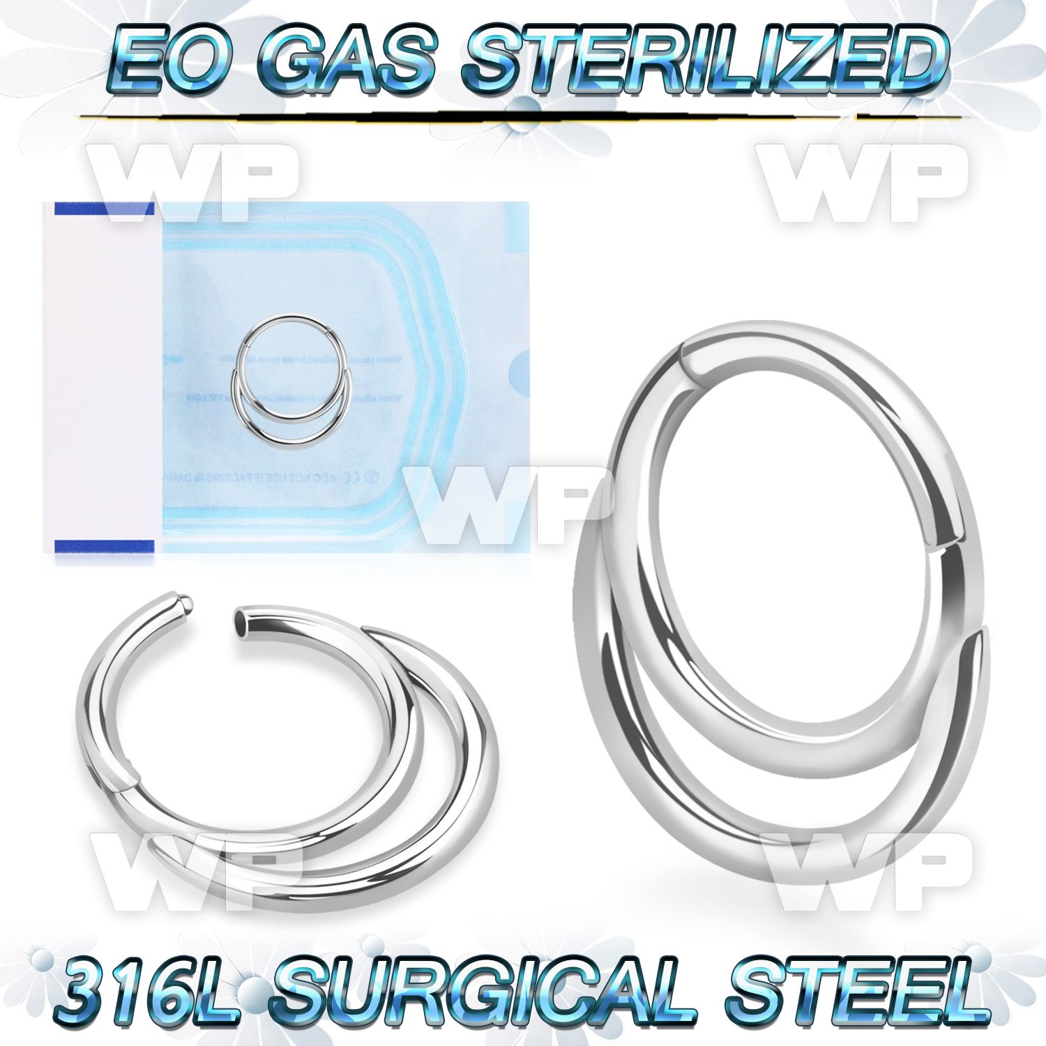 g3i3xt presterilized steel segment clicker double rings