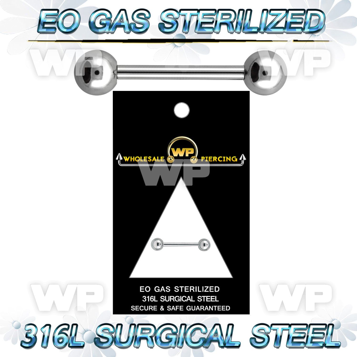 g44umi 316l steel nipple barbell 1 6mm 5mm ball nipple piercing