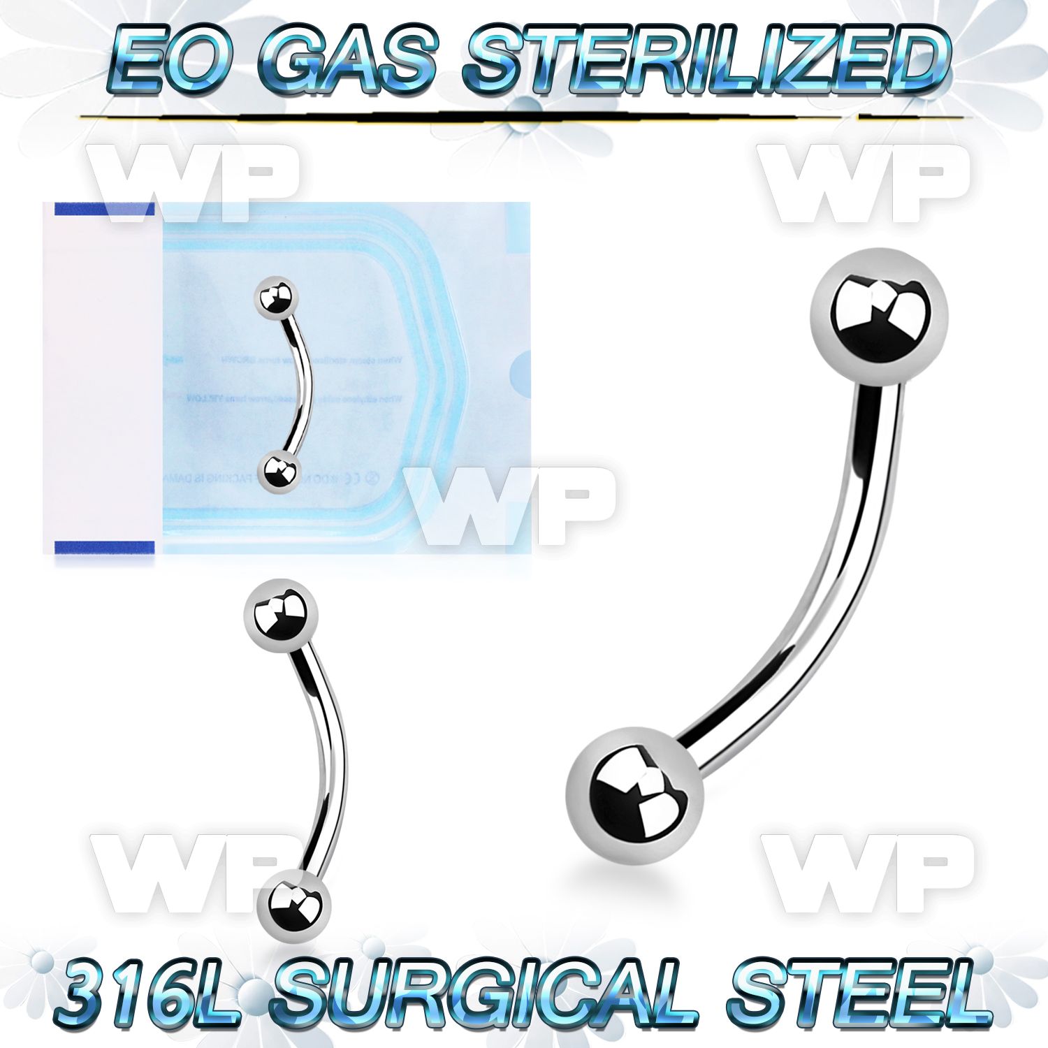 g4u40 eo gas sterilized implant grade steel banana 4mm balls