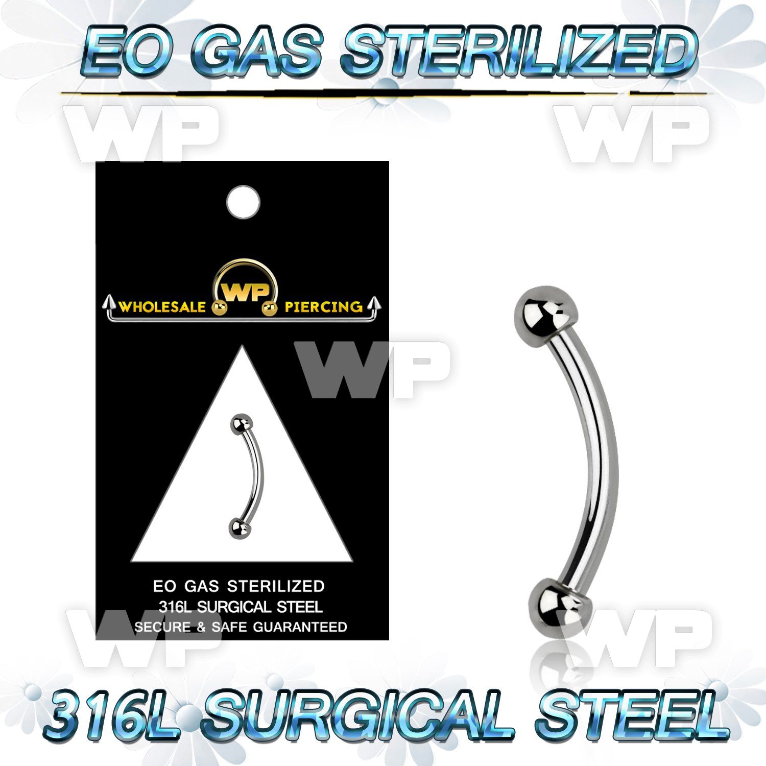 g4uw4k presterilized steel bananabell 18g two 2mm balls